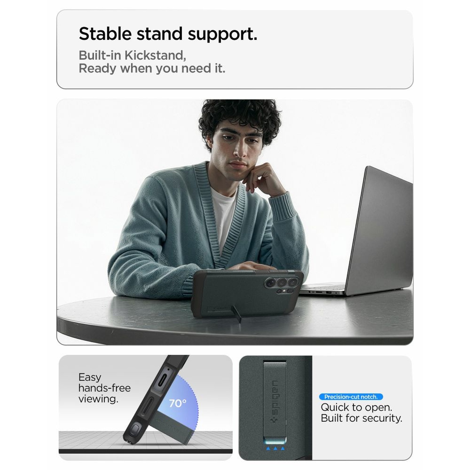 Dėklas "samsung Galaxy S26 Ultra Tough Armor Magsafe" - žalias