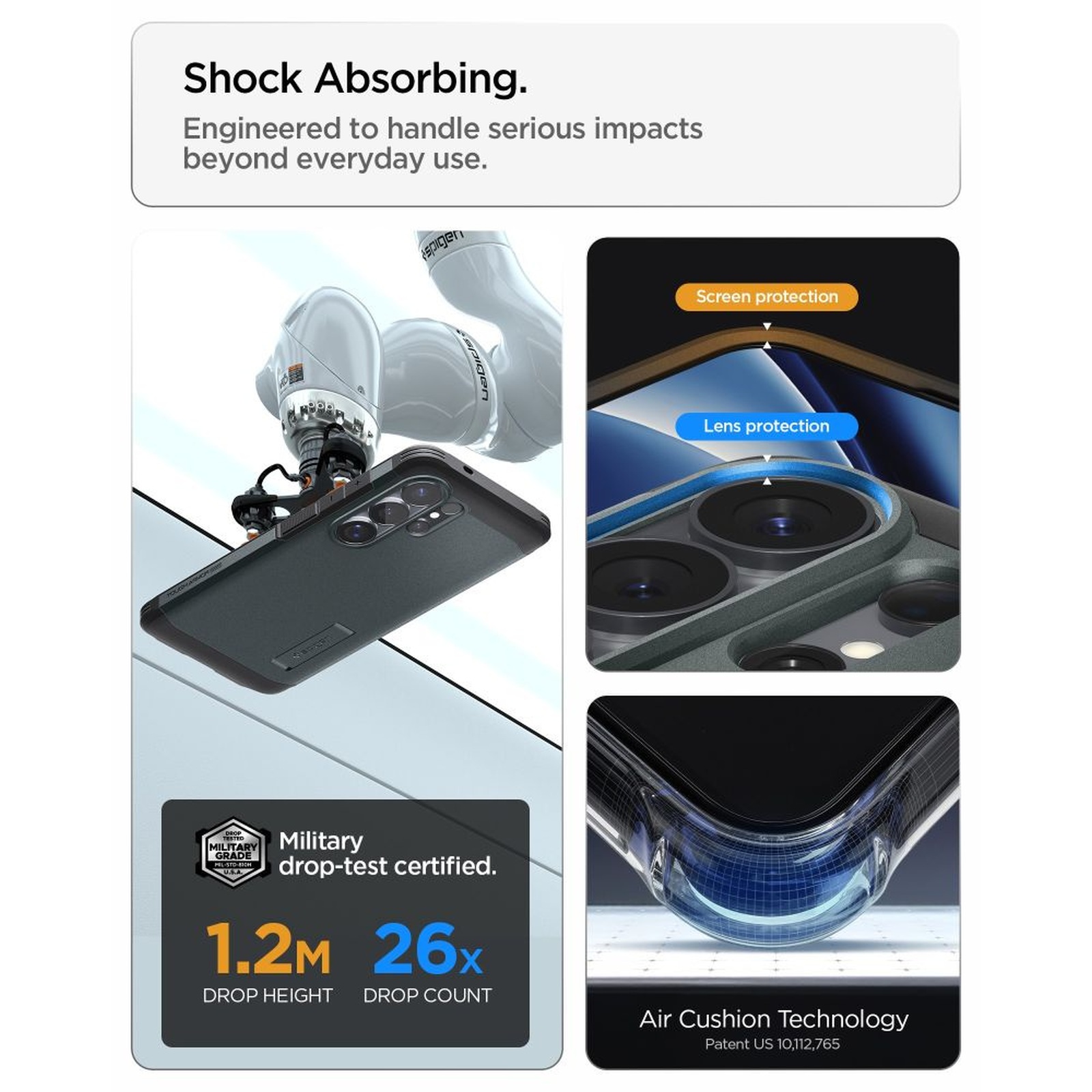 Dėklas "samsung Galaxy S26 Ultra Tough Armor Magsafe" - žalias