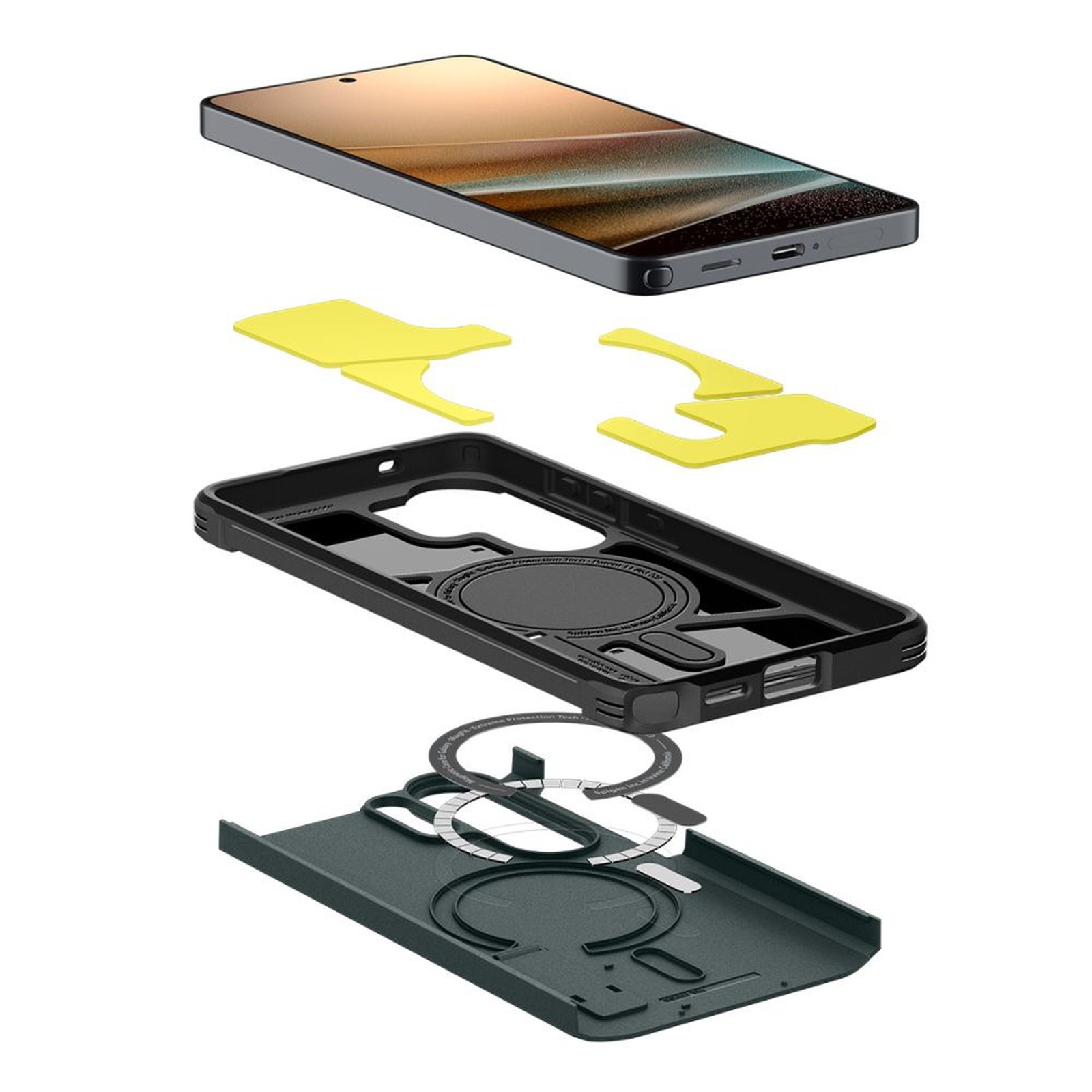 Dėklas "samsung Galaxy S26 Ultra Tough Armor Magsafe" - žalias
