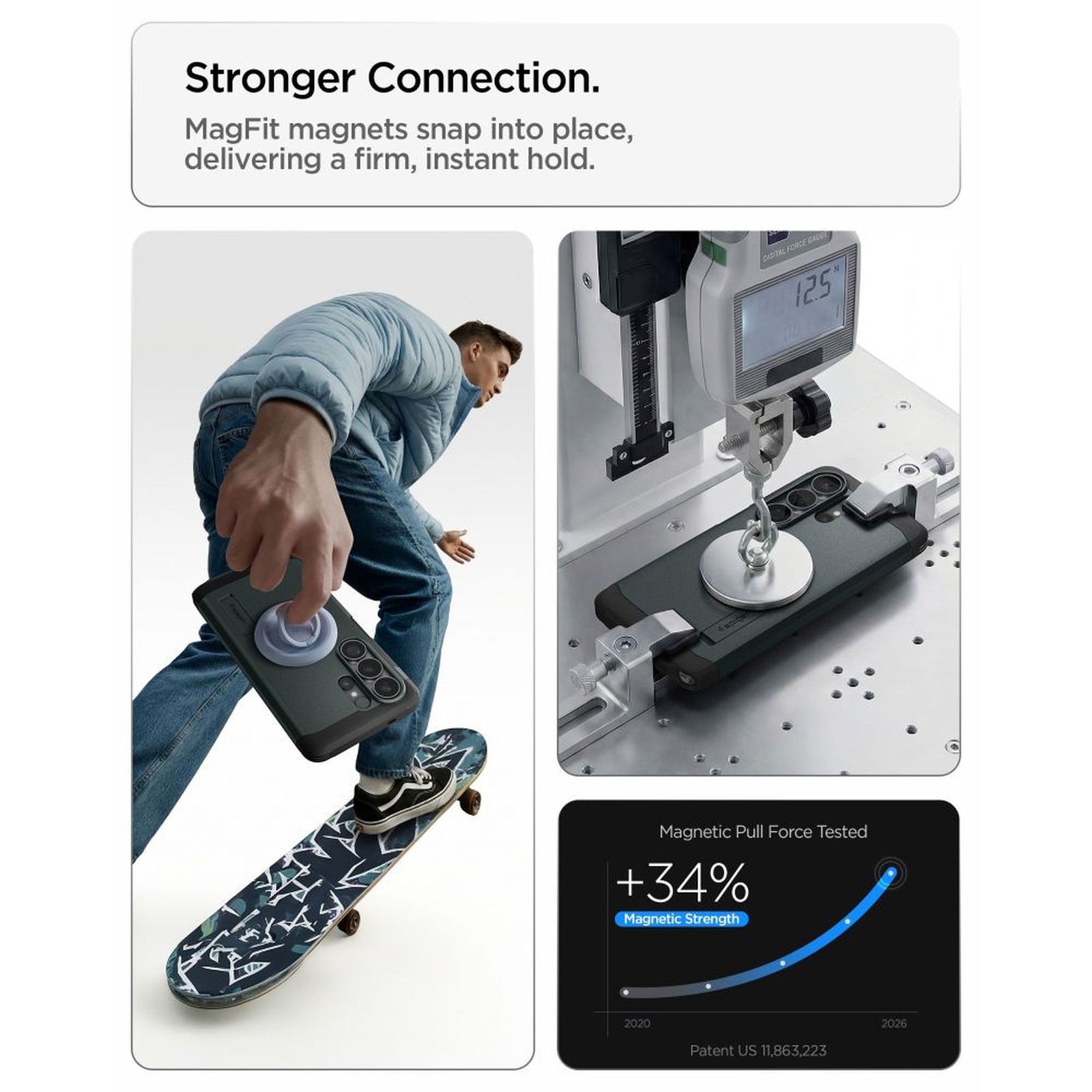 Dėklas "samsung Galaxy S26 Ultra Tough Armor Magsafe" - žalias
