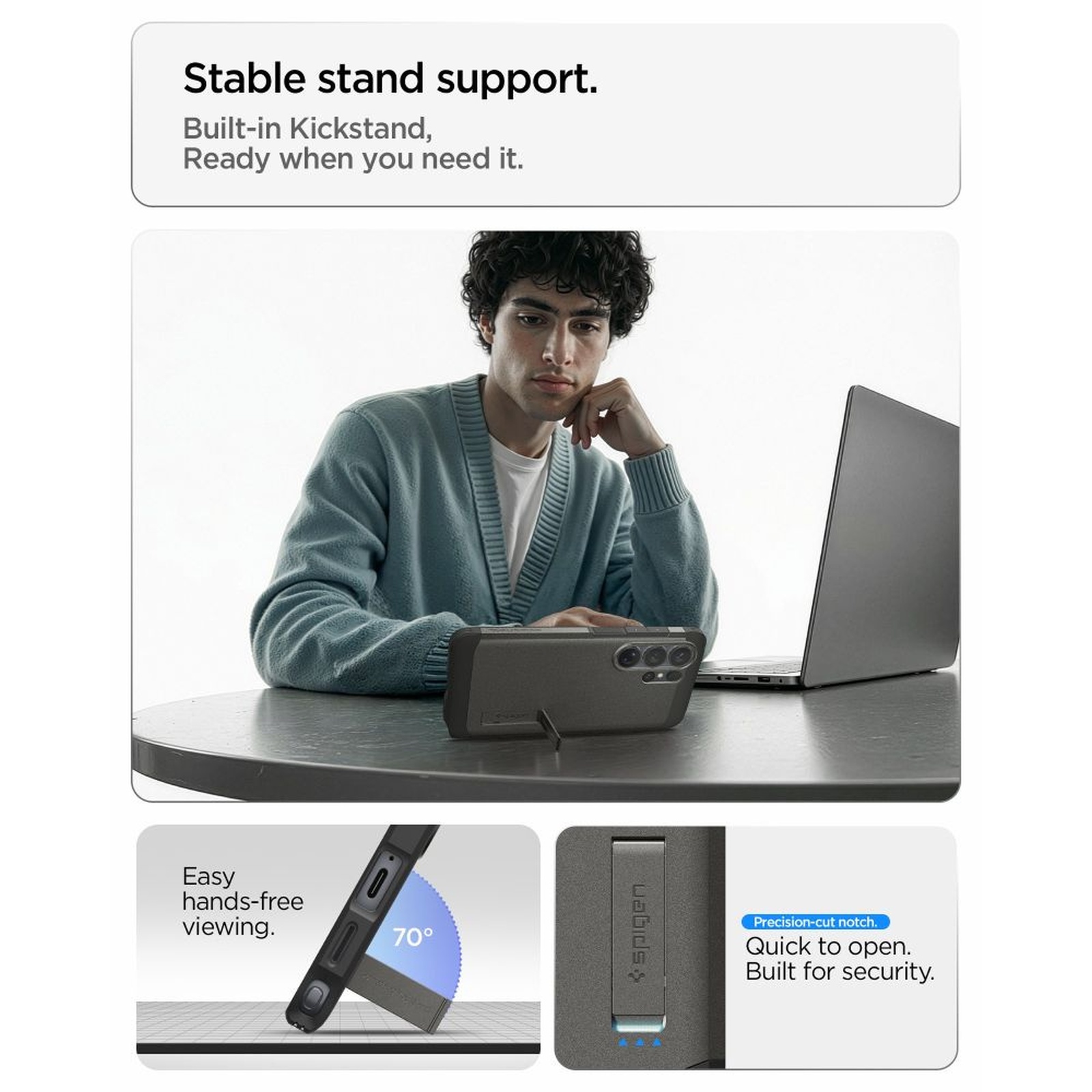 Dėklas "samsung Galaxy S26 Ultra Tough Armor Magsafe" - Pilkas