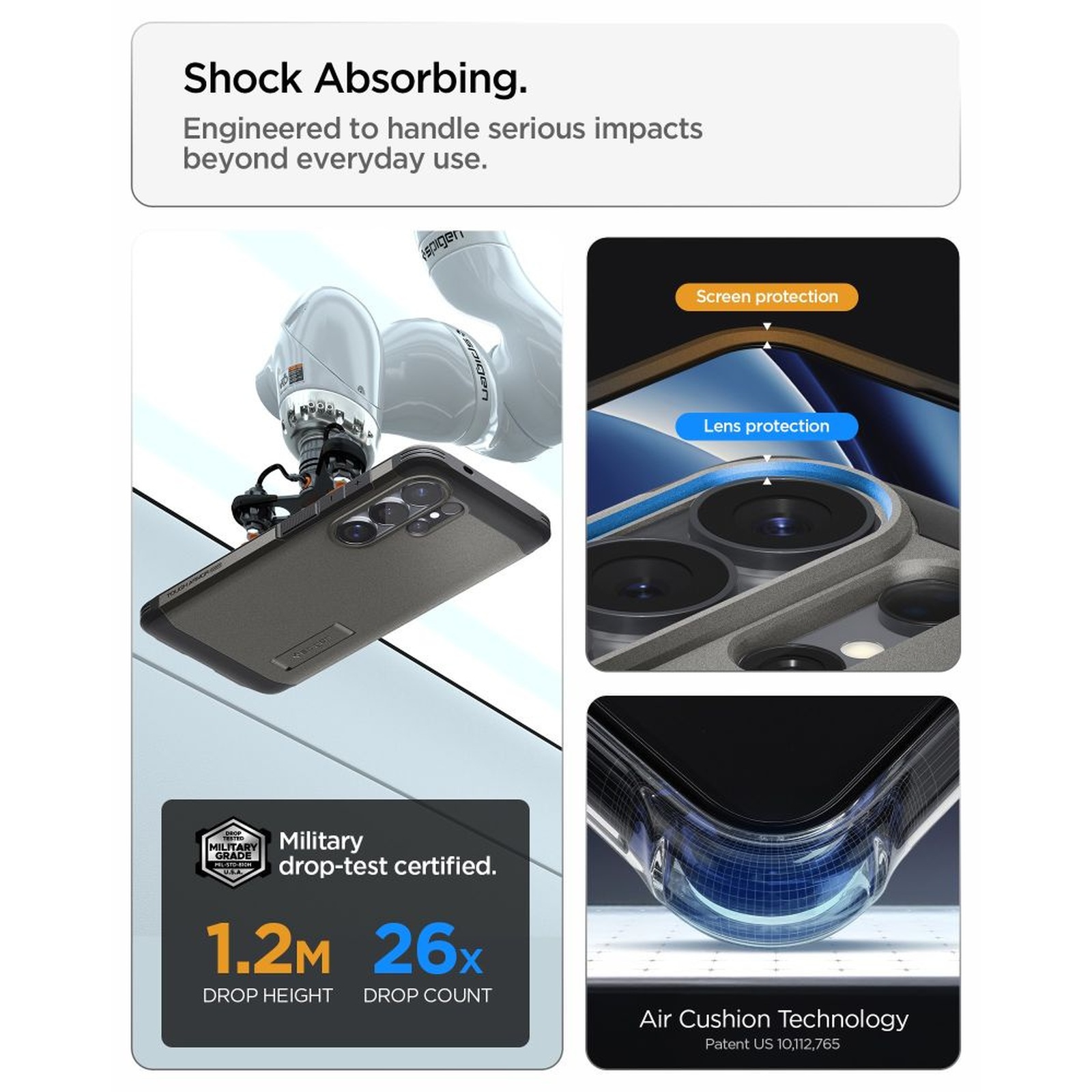 Dėklas "samsung Galaxy S26 Ultra Tough Armor Magsafe" - Pilkas