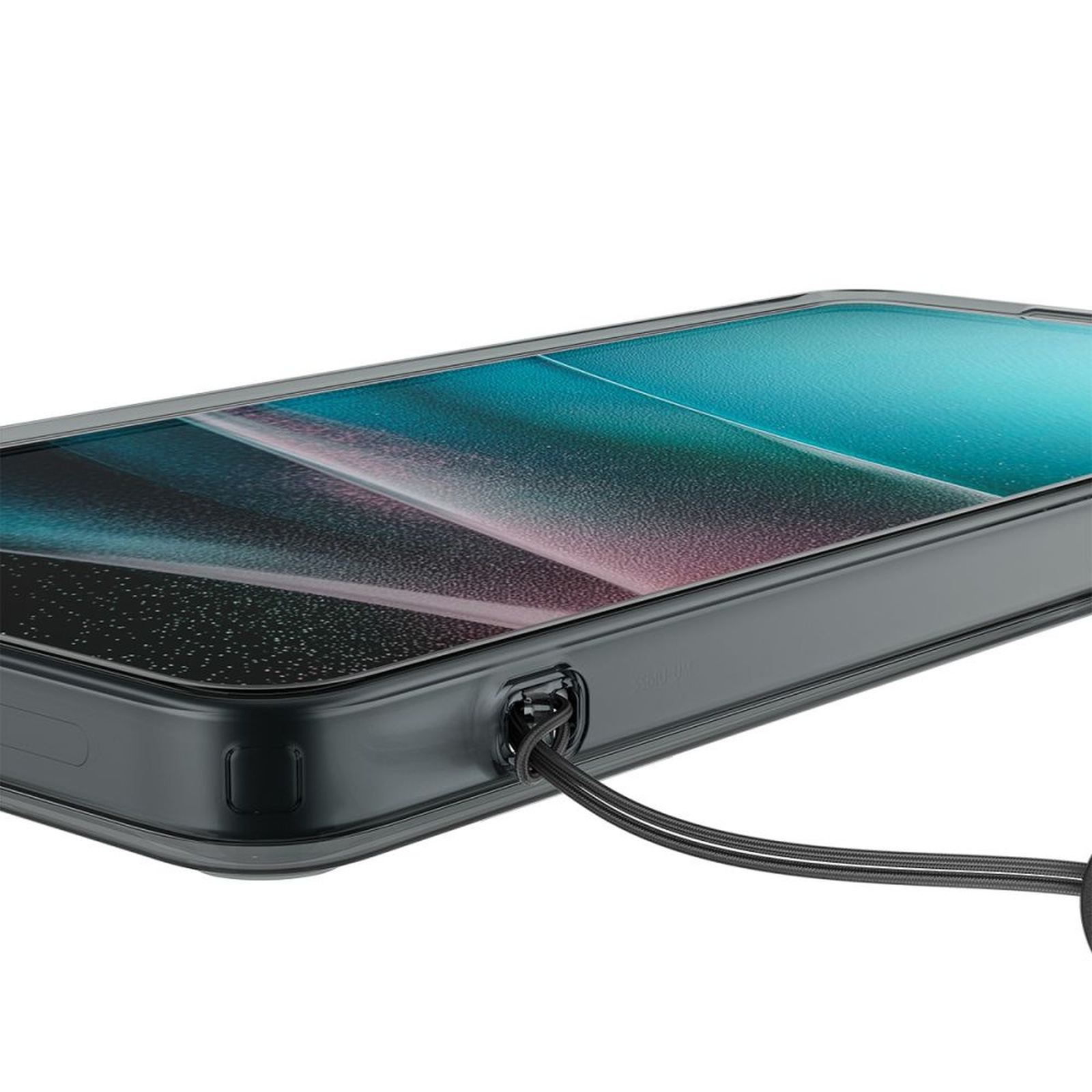 "samsung Galaxy S26 Ultra Hybrid" Dėklo Dangtelis - Skaidrus-juodas