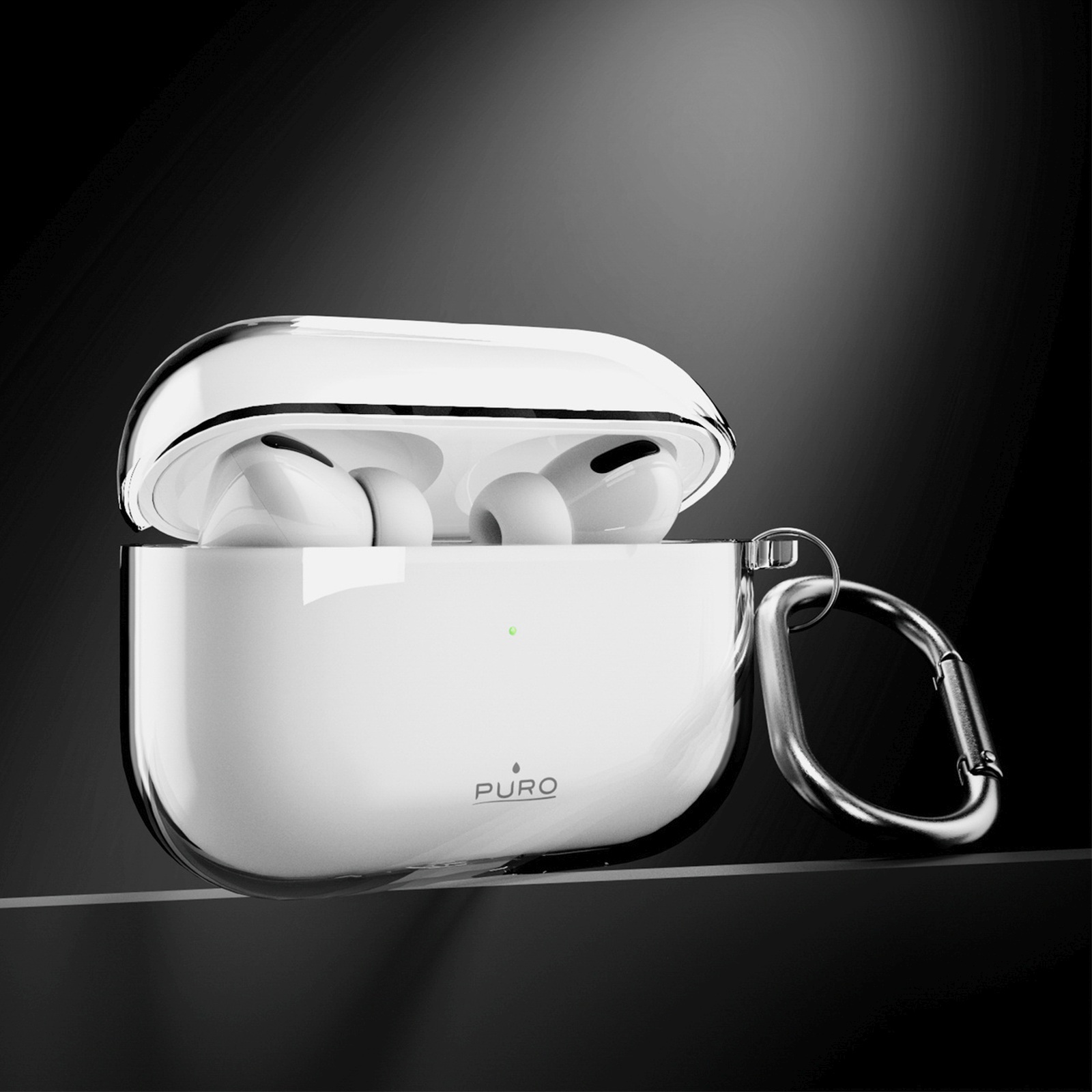 "airpods Pro 3 0.3 Nude" Dėklas - Skaidrus