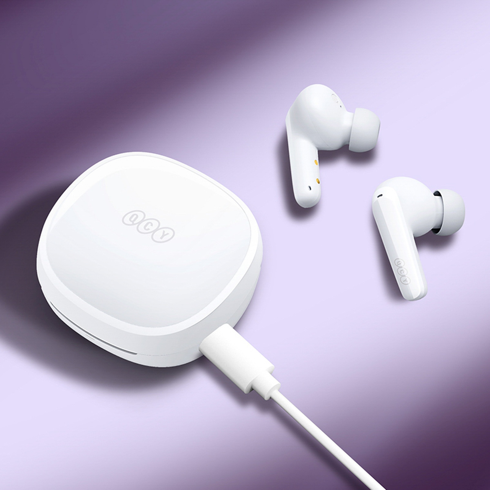 Belaidės Vidinio Kanalo Ausinės T13x Enc Ipx5 "bluetooth" - Baltos Spalvos