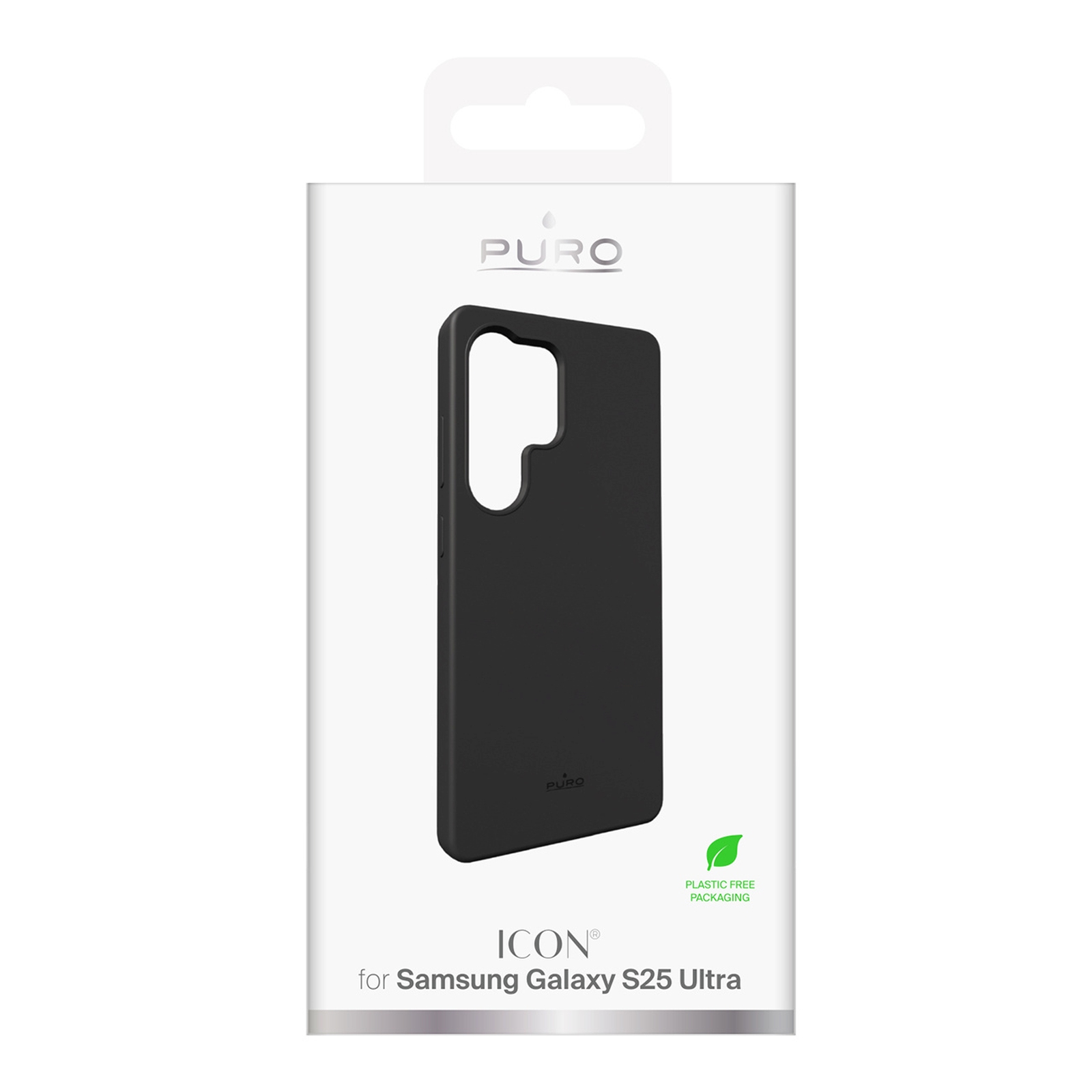 Silikoninė įmautė "samsung Galaxy S25 Ultra Icon" - Juoda