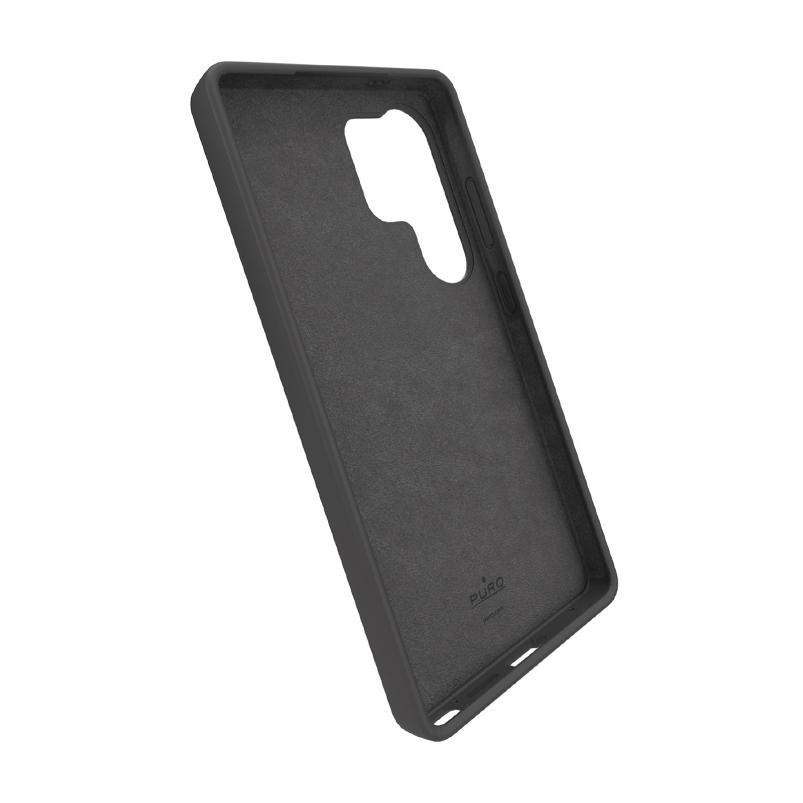 Silikoninė įmautė "samsung Galaxy S25 Ultra Icon" - Juoda