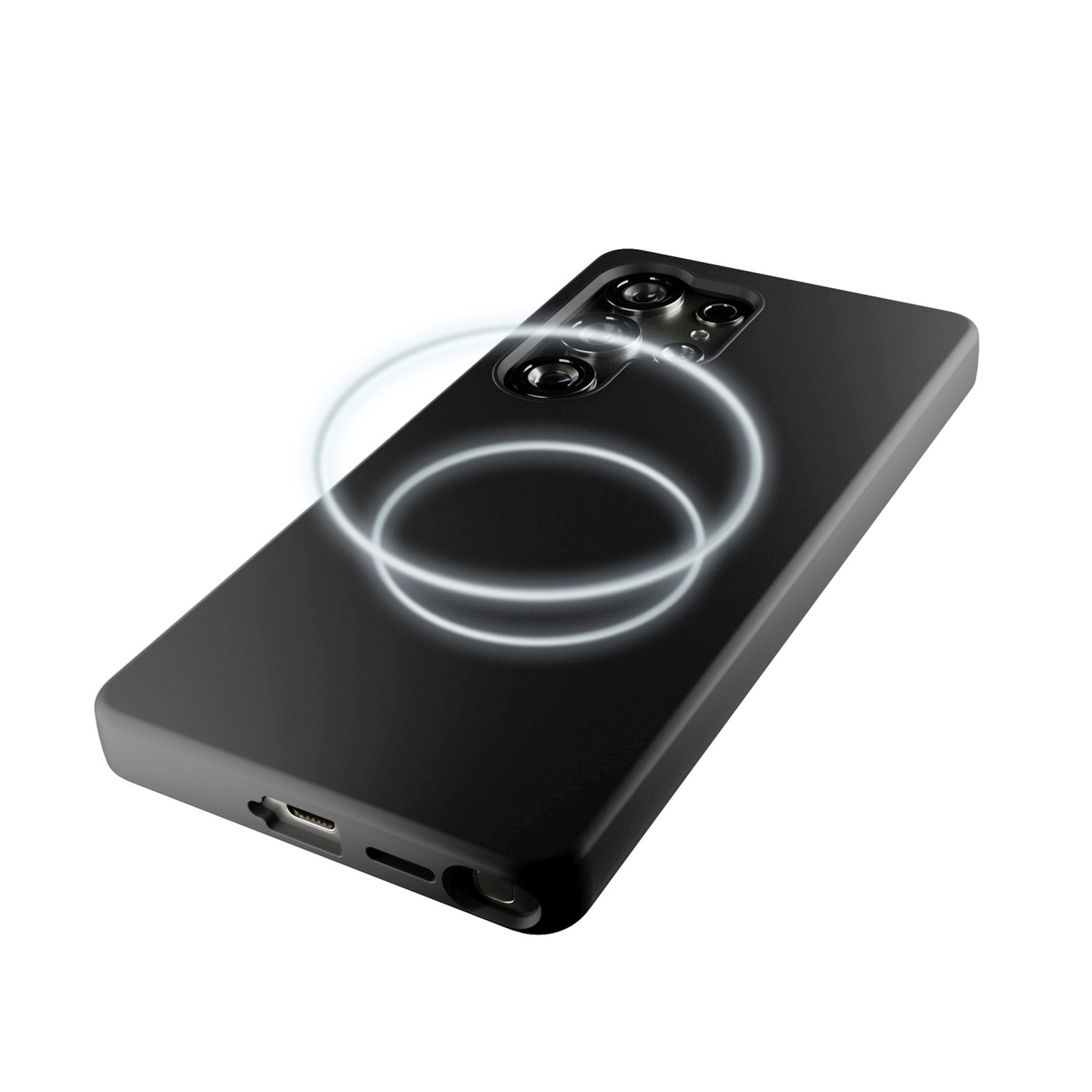 Silikoninė įmautė "samsung Galaxy S25 Ultra Icon" - Juoda