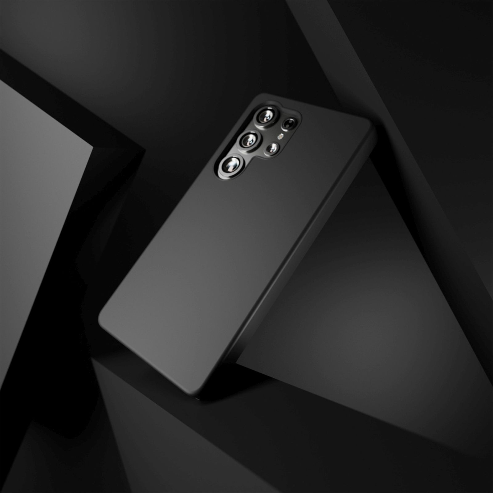 Silikoninė įmautė "samsung Galaxy S25 Ultra Icon" - Juoda