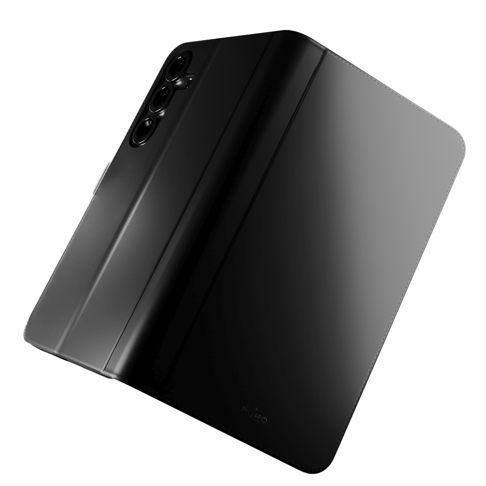 Eko Odos Dėklas Su Atvartu Ir Pinigine, Skirtas "samsung Galaxy S25+ Booklet Case" - Juodas
