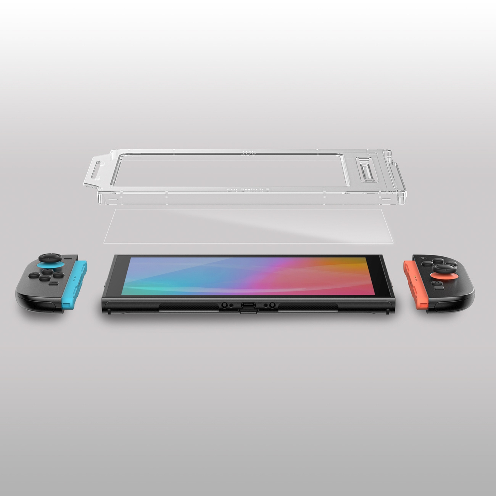 Grūdintas Stiklas, Skirtas "nintendo Switch 2 Radix Full Glass" - 2 Vnt.