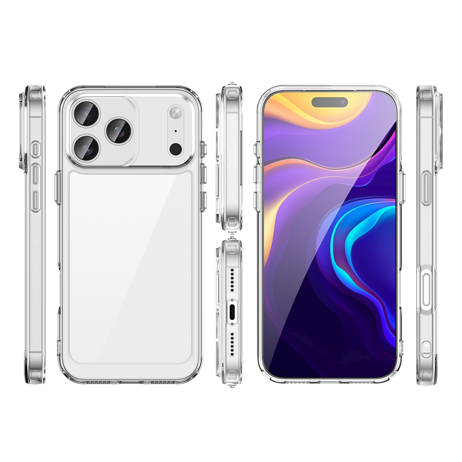 "iphone 17 Pro" Dėklas "outer Space" - Skaidrus