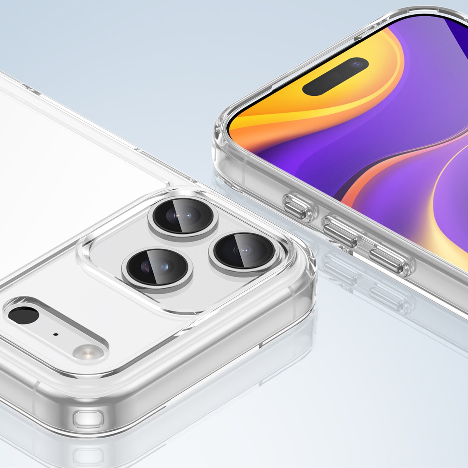 "iphone 17 Pro" Dėklas "outer Space" - Skaidrus