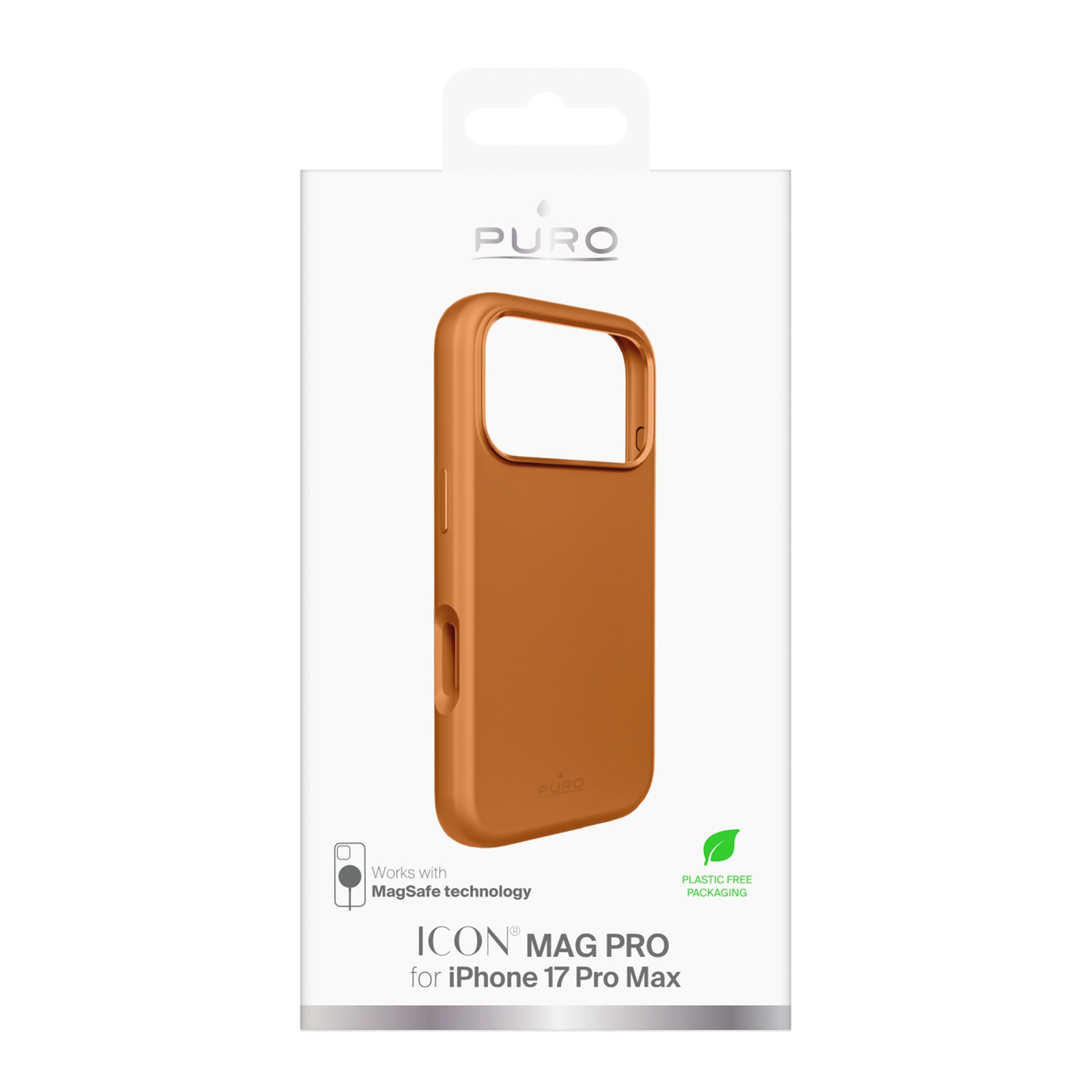 Silikoninis Dėklas Su Kameros Apsauga Ir Aliuminio Mygtukais, Skirtas "iphone 17 Pro Max Magsafe" - Oranžinis
