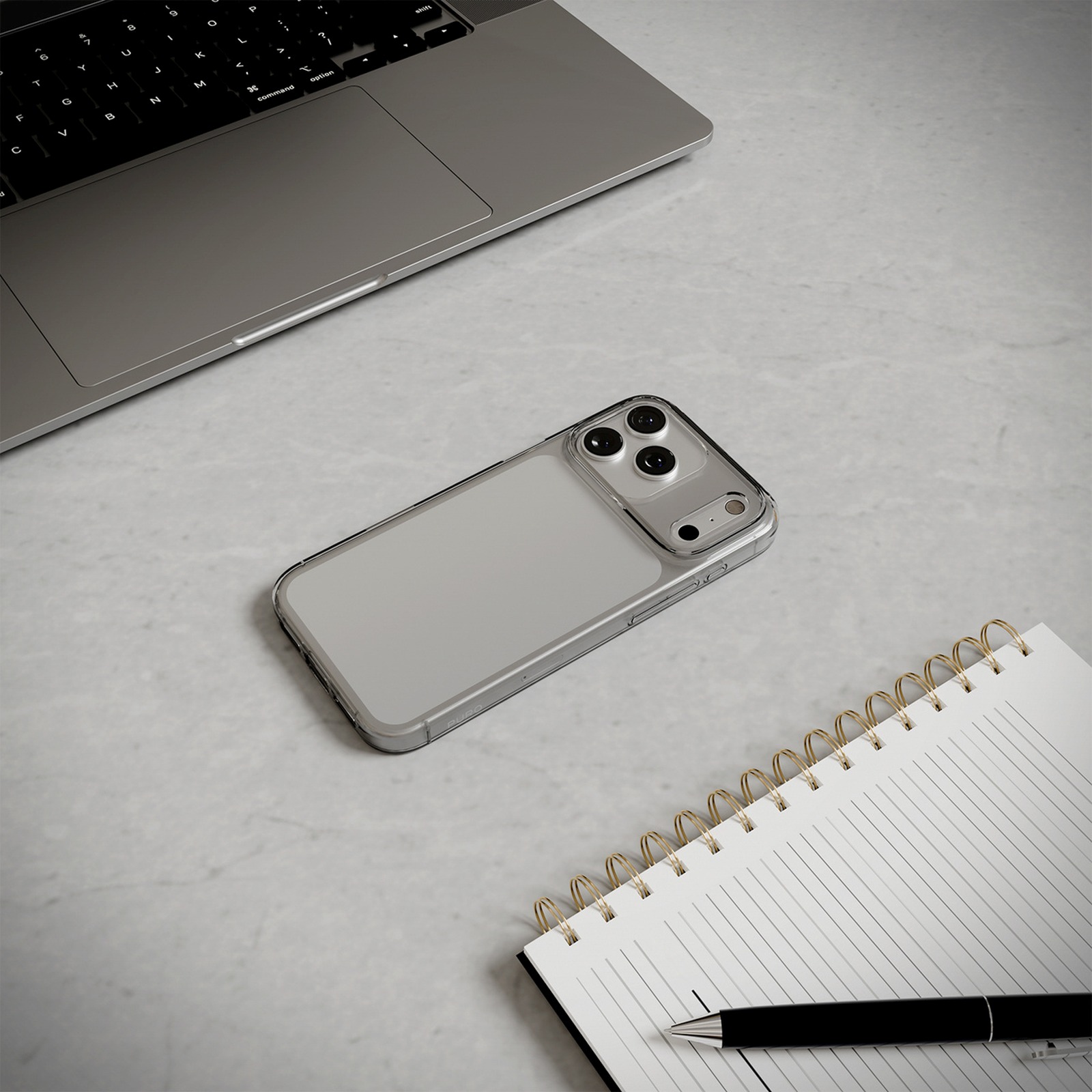 Dėklas "iphone 17 Pro 0.3 Nude Ultra-slim Tpu" - Skaidrus
