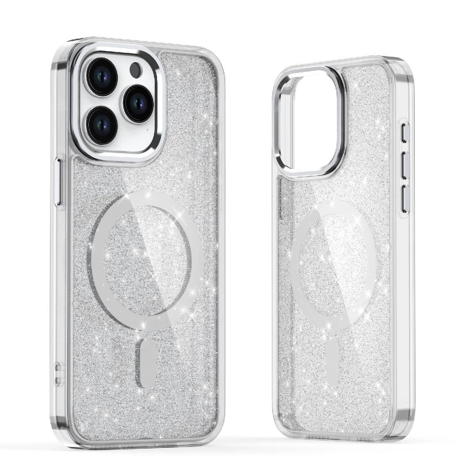 Dėklas "samsung Galaxy S26 Glitter Case Magsafe" - Baltas