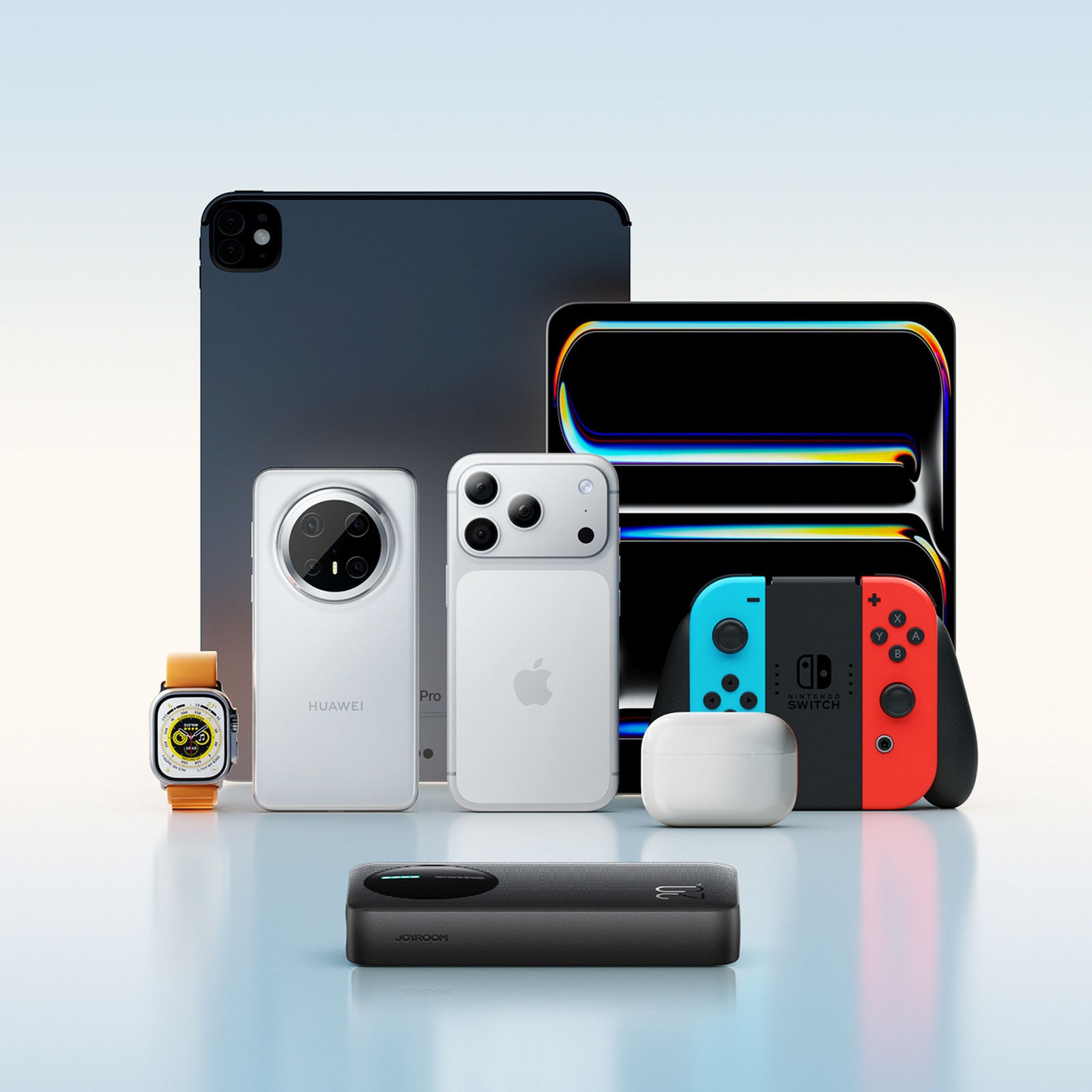 Powerbankas Su Skaitmeniniu Ekranu 20000 Mah Usb-a Usb-c 22,5 W - Juodas