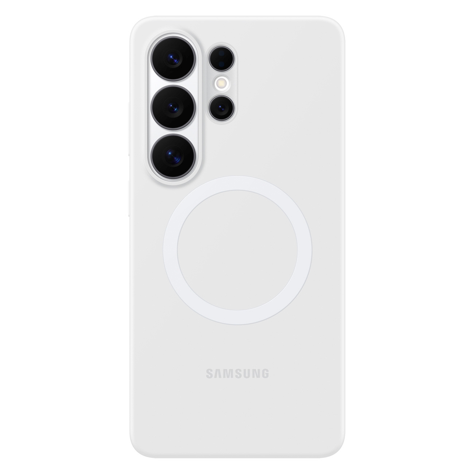 Dėklas "samsung Galaxy S26 Ultra" Silikoninis Magnetinis Dėklas Magsafe - Baltas
