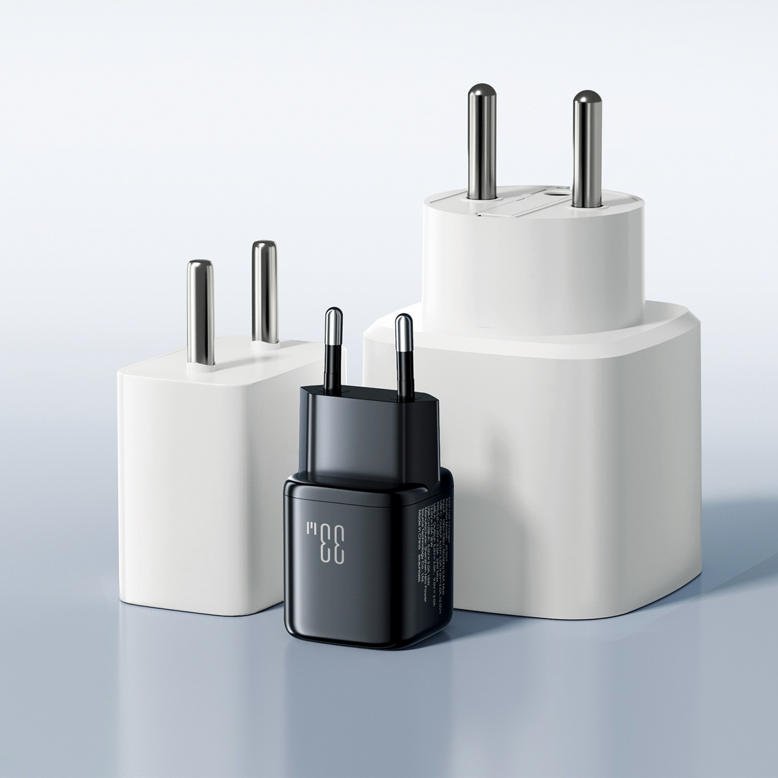 Usb-a Usb-c Tinklo įkroviklis Su Usb-c Kabeliu - "iphone Lightning" 33 W - Juodas