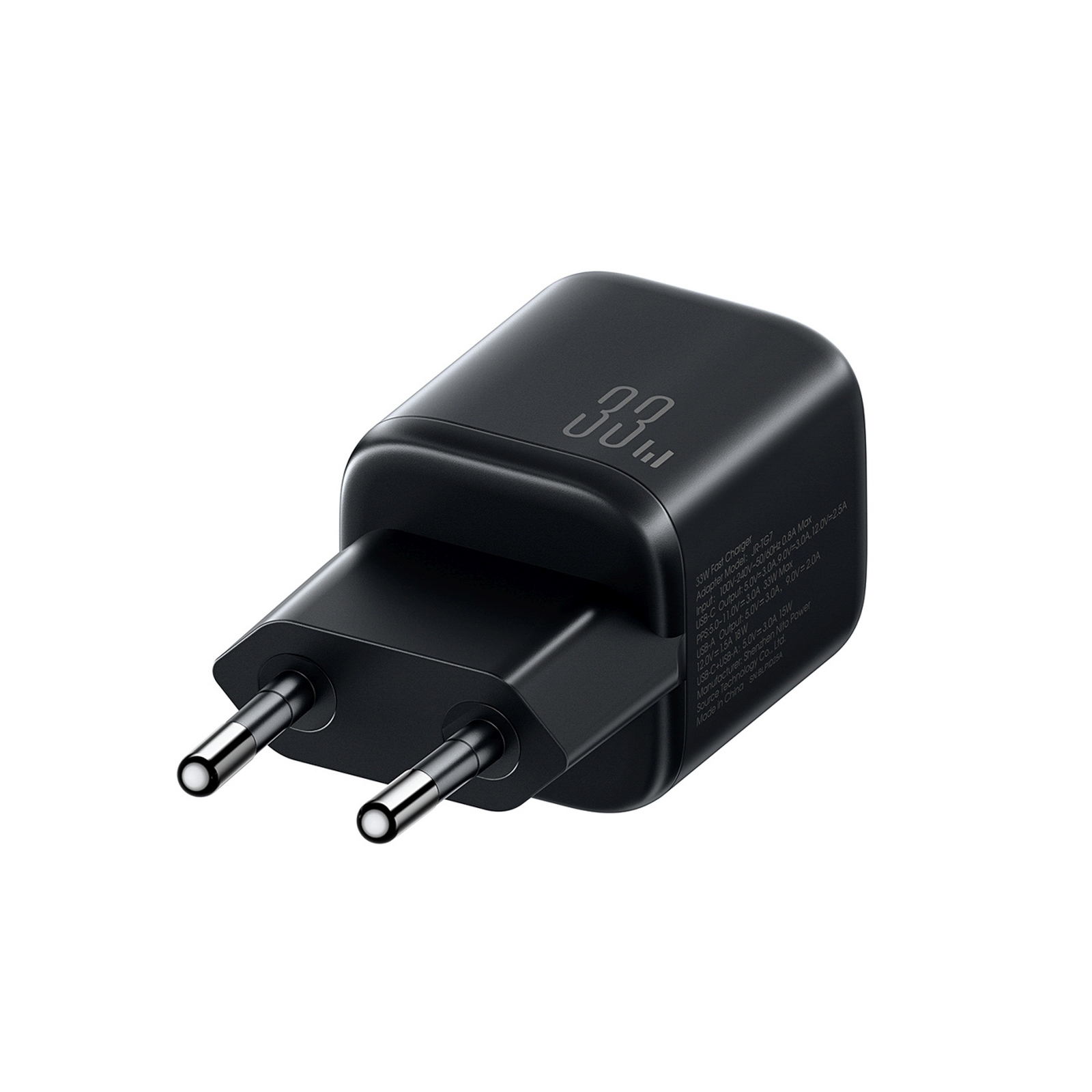 Usb-a Usb-c Tinklo įkroviklis Su Usb-c Kabeliu - "iphone Lightning" 33 W - Juodas