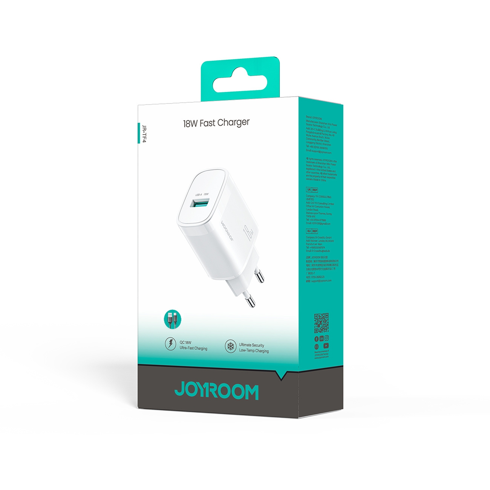 Usb-a Tinklo įkroviklis 18 W - Baltas