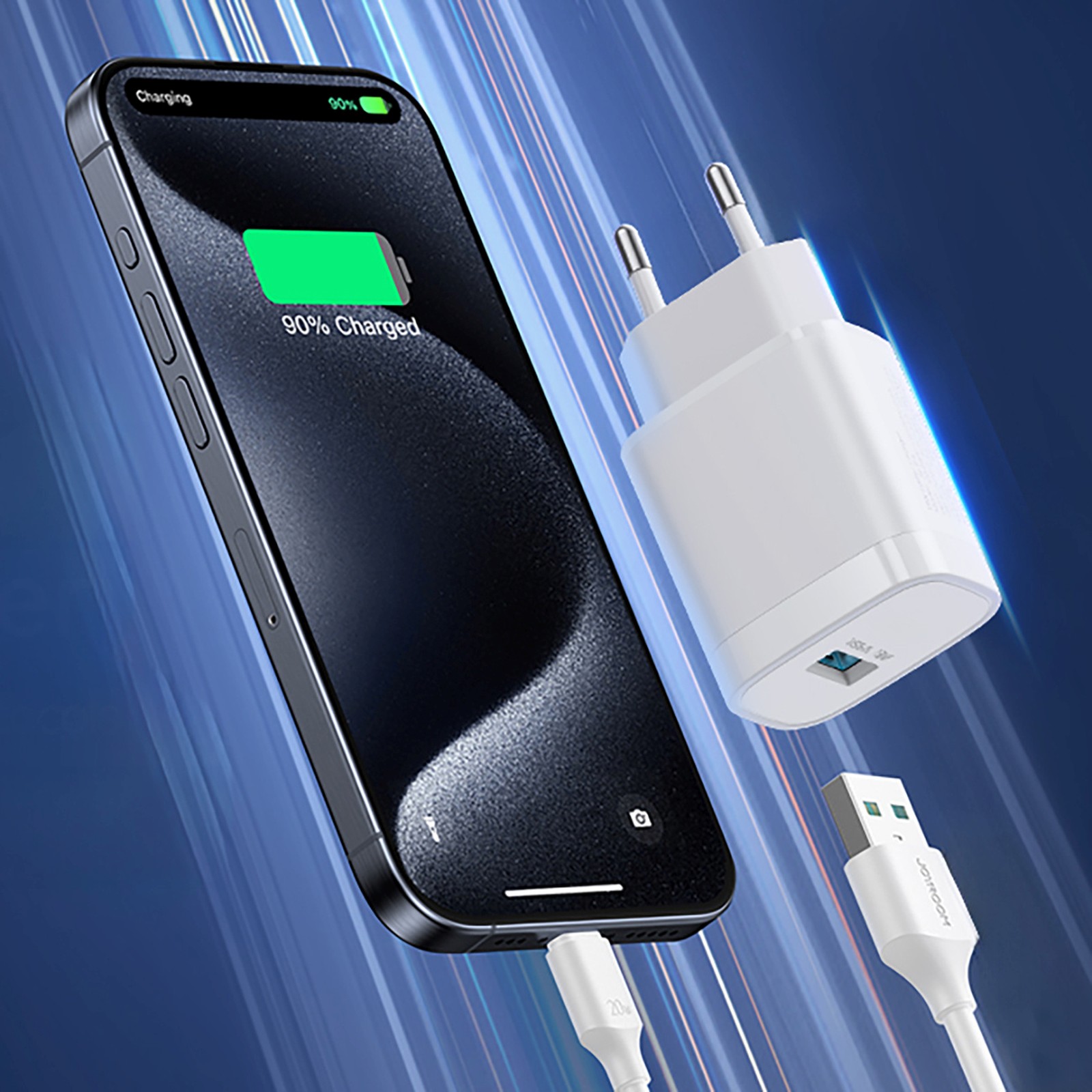 Usb-a Tinklo įkroviklis 18 W - Baltas