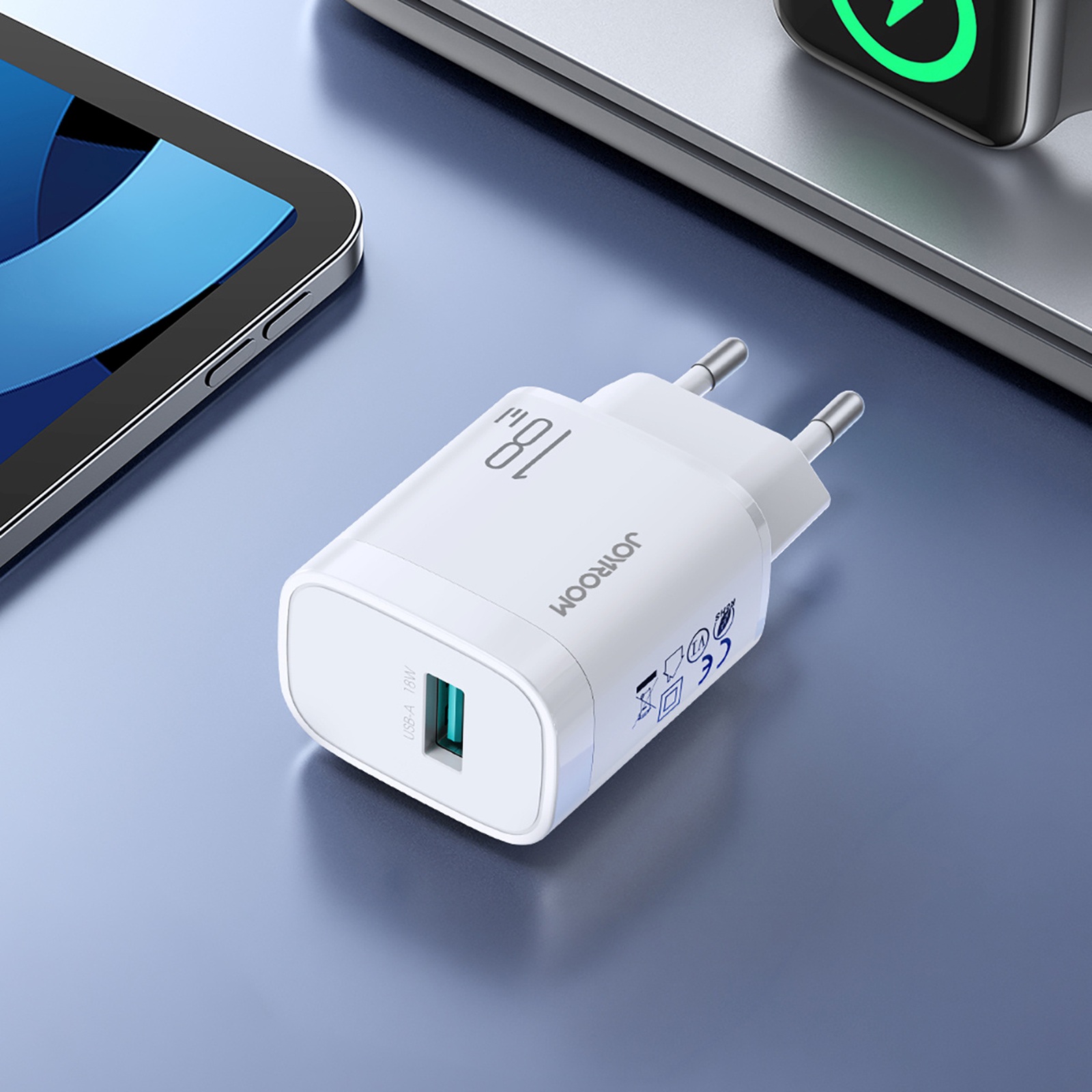 Usb-a Tinklo įkroviklis 18 W - Baltas