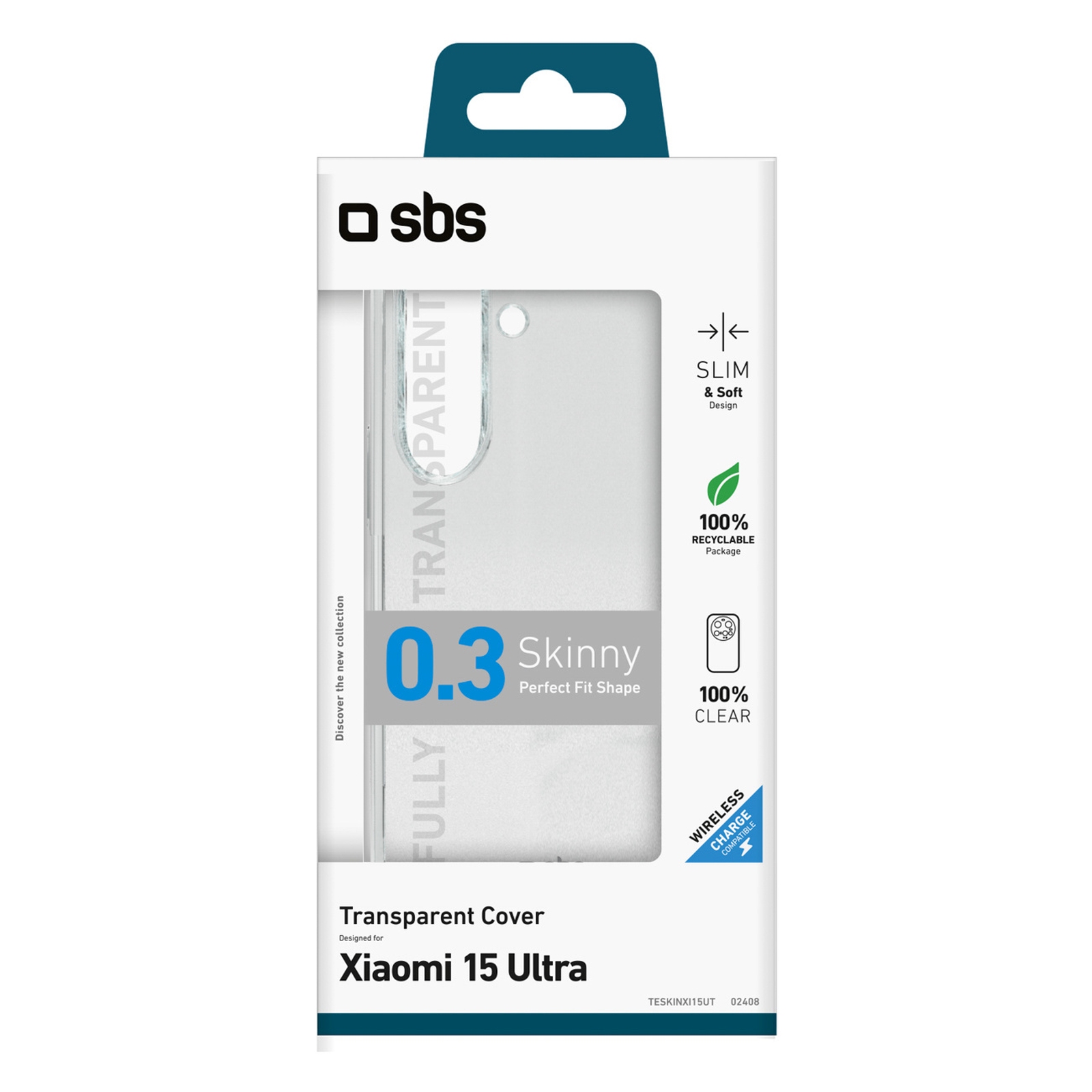 "xiaomi 15 Ultra Skinny" Dėklo Dangtelis - Skaidrus