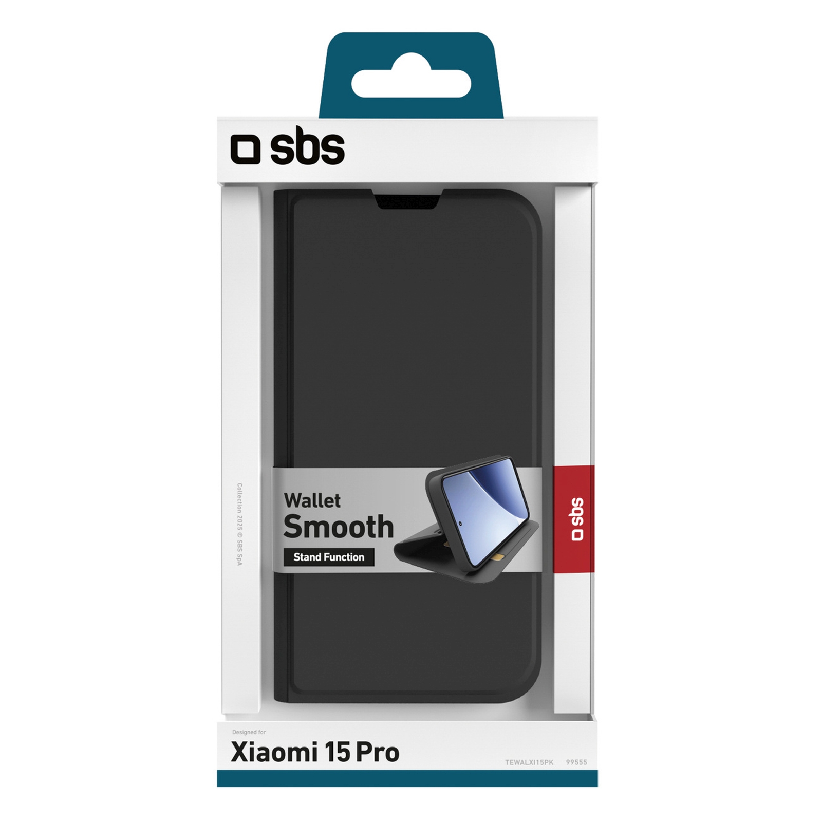 Dėklas Su Atvartu, Skirtas "xiaomi 15 Pro" Piniginei "smooth" - Juodas