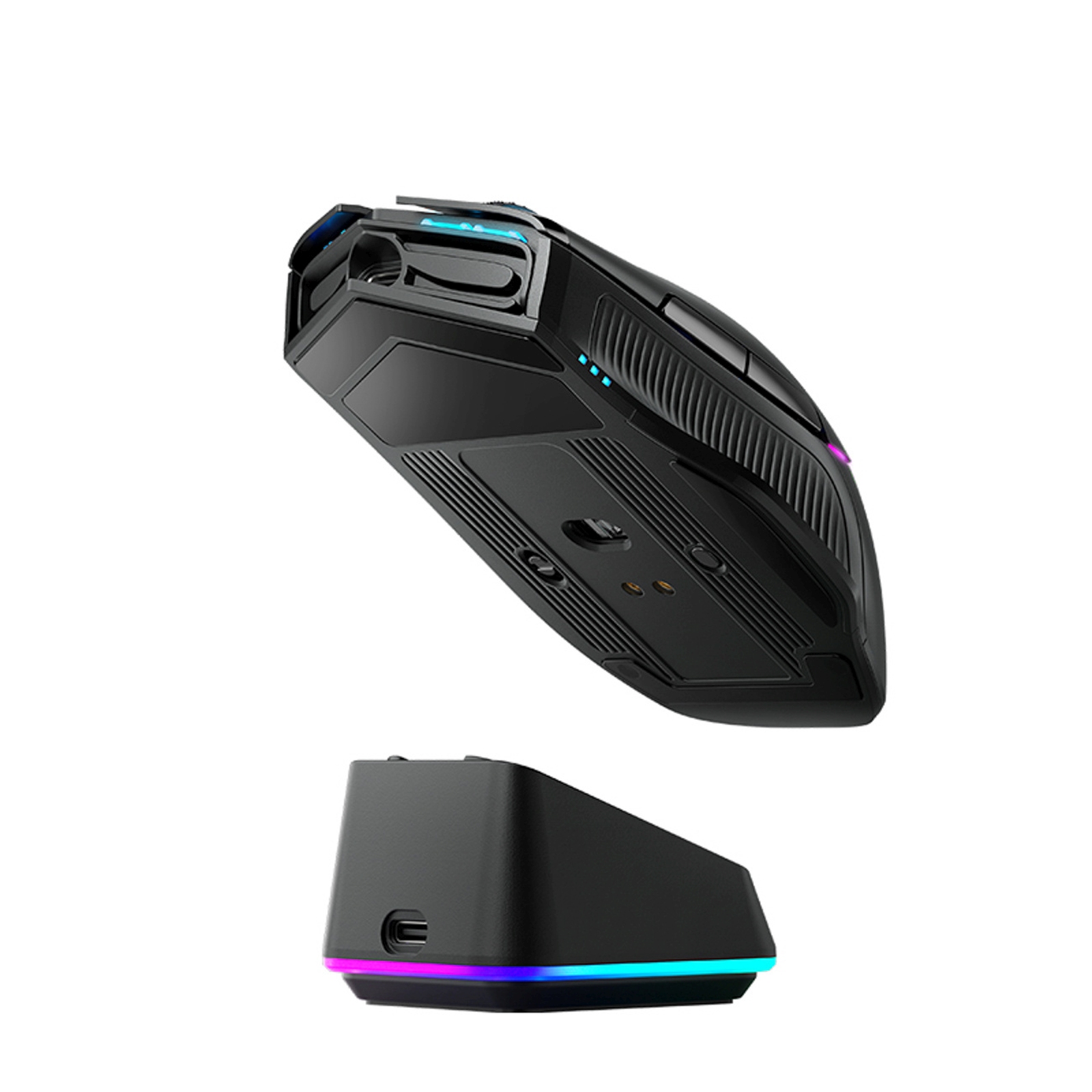 Belaidė žaidimų Pelė Su įkrovimo Stotele "l8 Pro" - Juoda