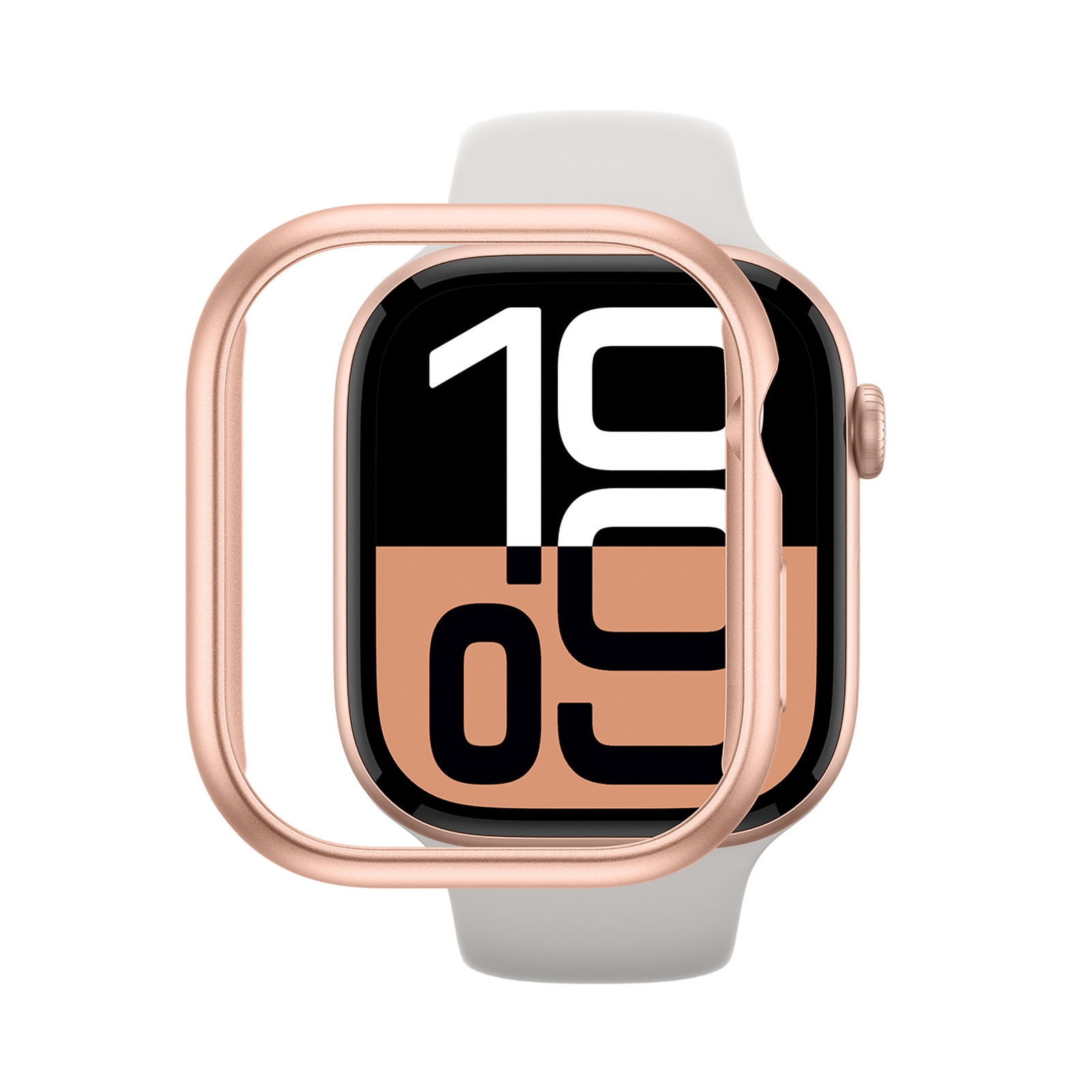 "apple Watch" 46 Mm Minimalaus Korpuso Dėklas - Rožinis Auksas