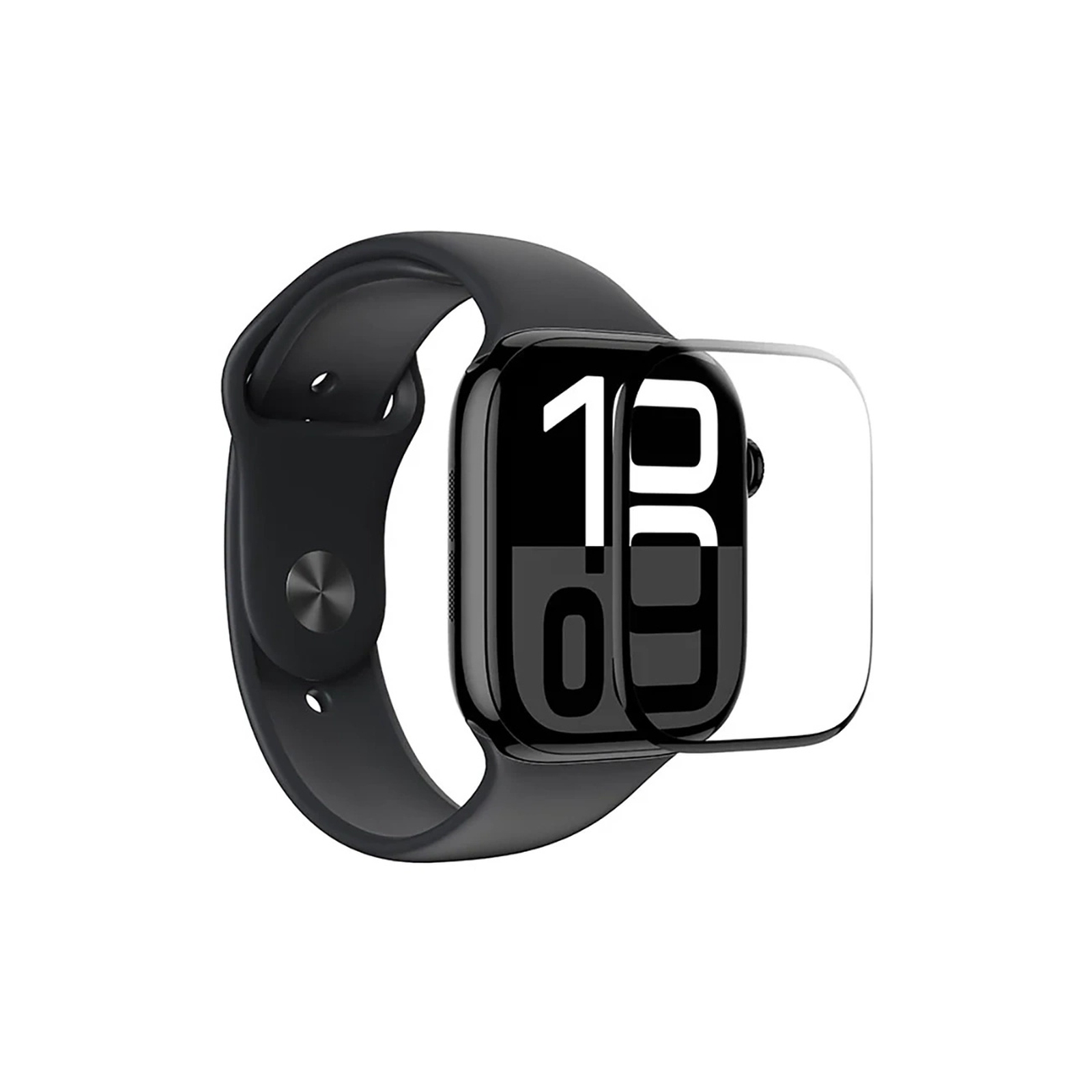 Apsauginė Plėvelė Su Juodu Rėmeliu, Skirta "apple Watch" 42 Mm "radix Film