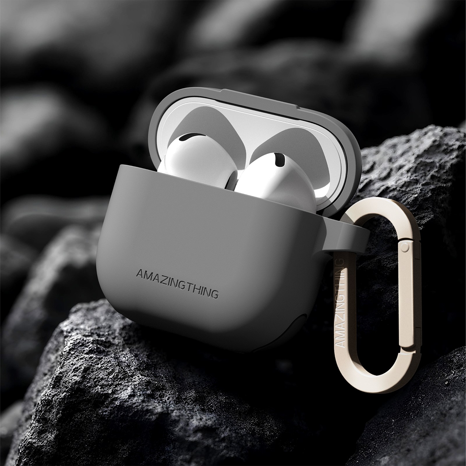 "airpods 4 Omni" Dėklas - Juodas
