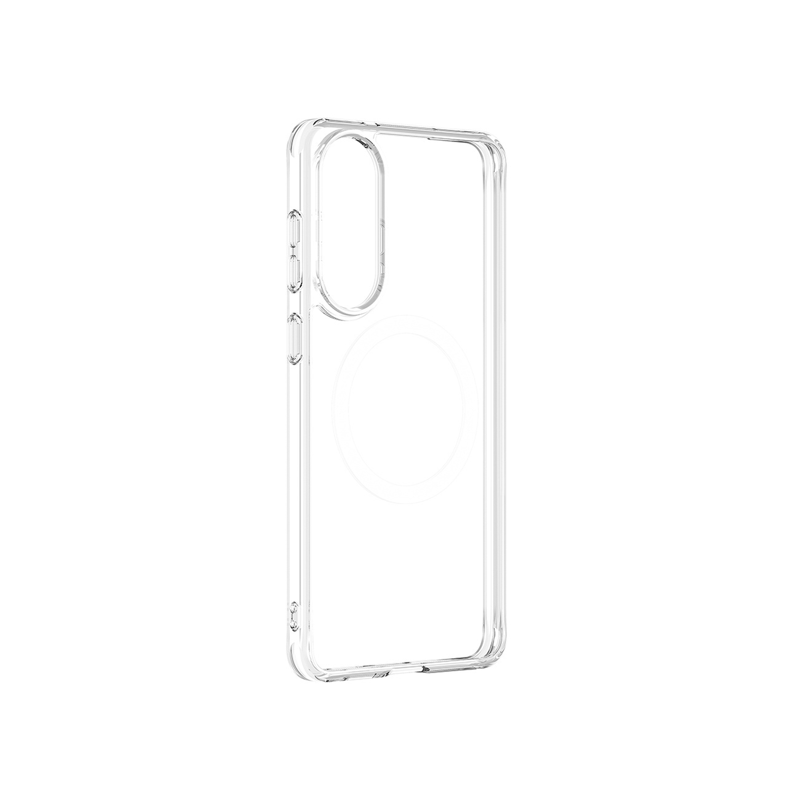 Silikoninis Dėklas "samsung Galaxy S25 Edge Minimal Mag Case" - Skaidrus