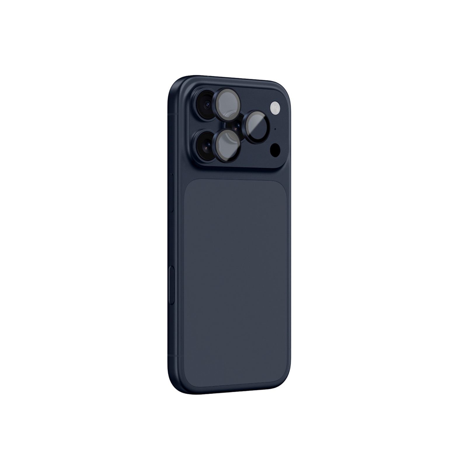 Fotoaparato Stiklas "iphone 17 Pro / Pro Max" Su Mėlynu Aliuminio Rėmeliu Objektyvo Stiklas