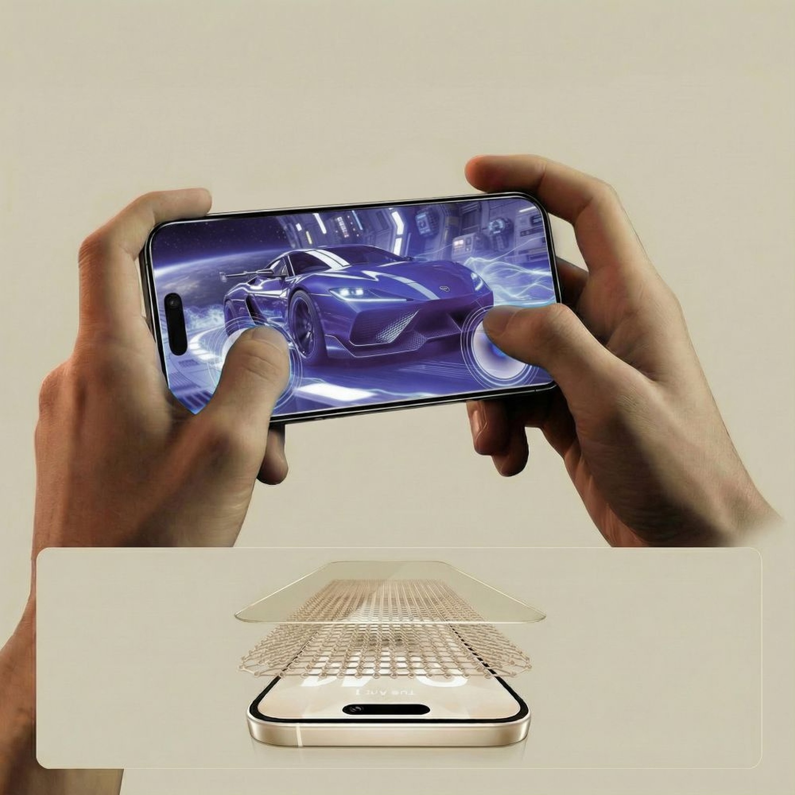 Grūdintas Stiklas, Skirtas "iphone 16 Pro / 17 / 17 Pro Glass Fit+", Skaidrus - 2 Vnt.