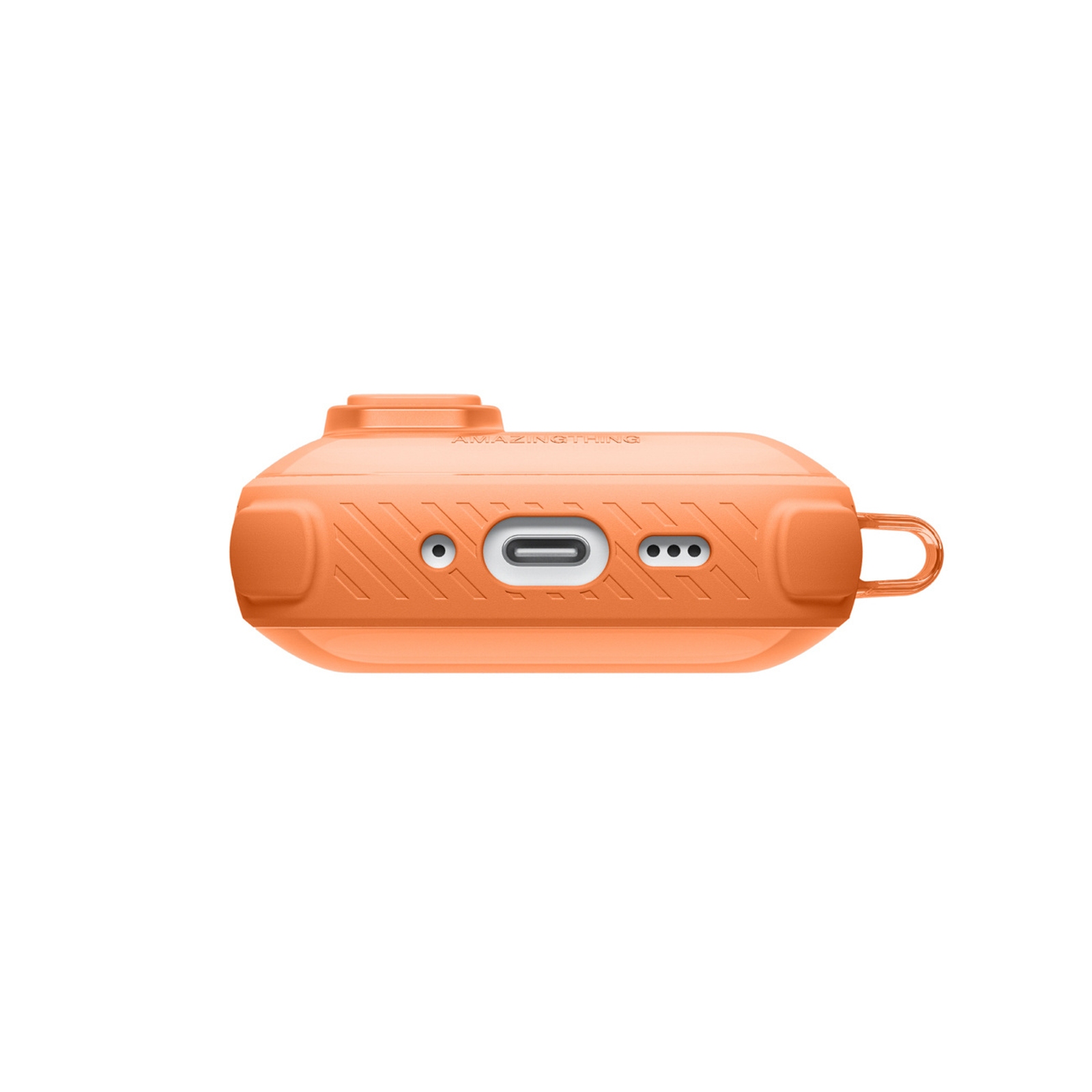 Apsauginis Dėklas "airpods Pro 3 Titan Pro Mag Case Clear - Oranžinis
