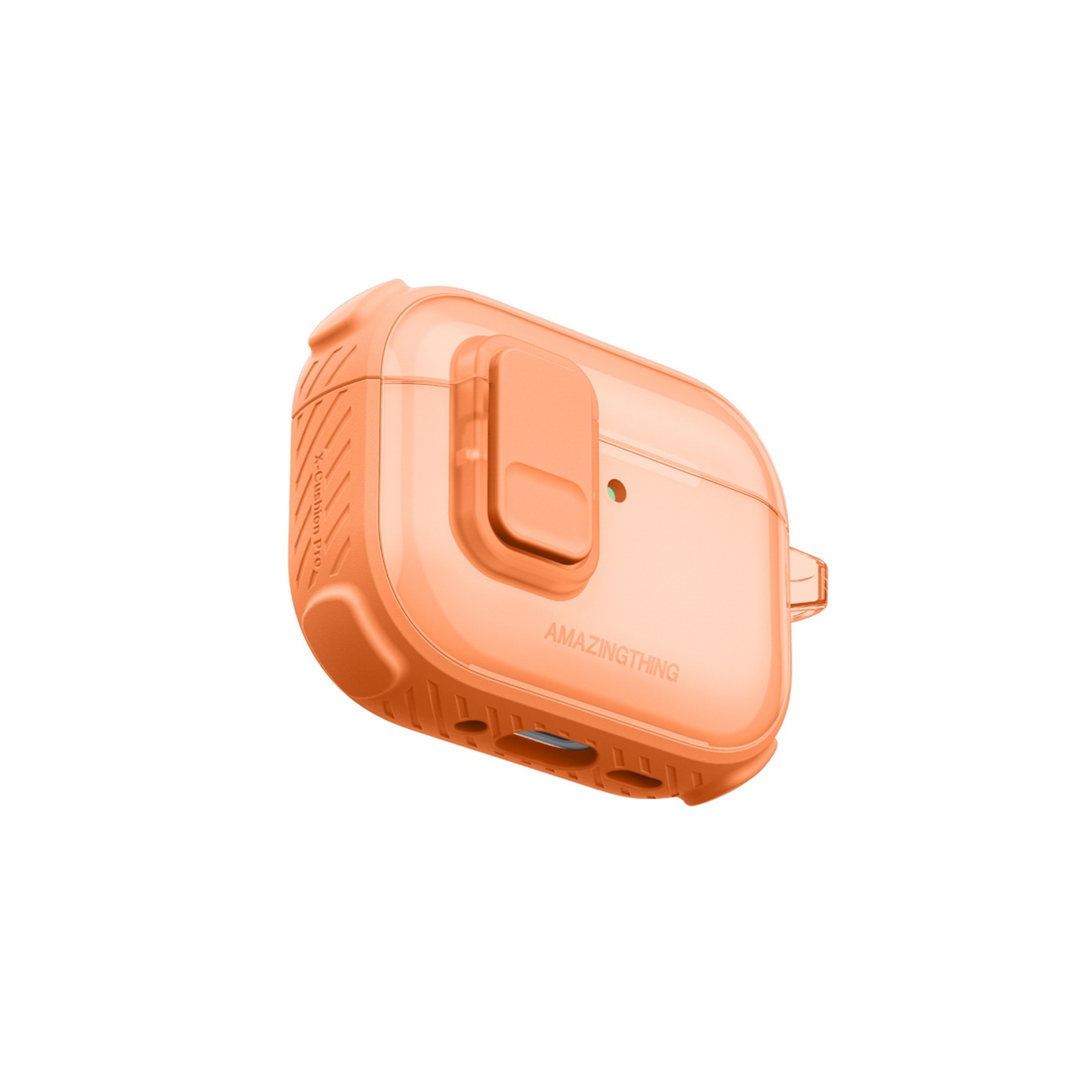 Apsauginis Dėklas "airpods Pro 3 Titan Pro Mag Case Clear - Oranžinis