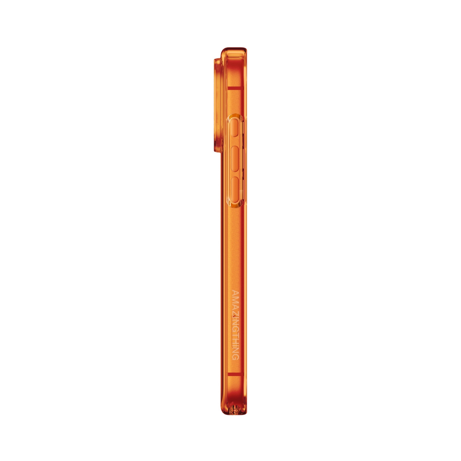 "iphone 17 Pro" Dėklas "minimal Mag Lens Case" - Oranžinis