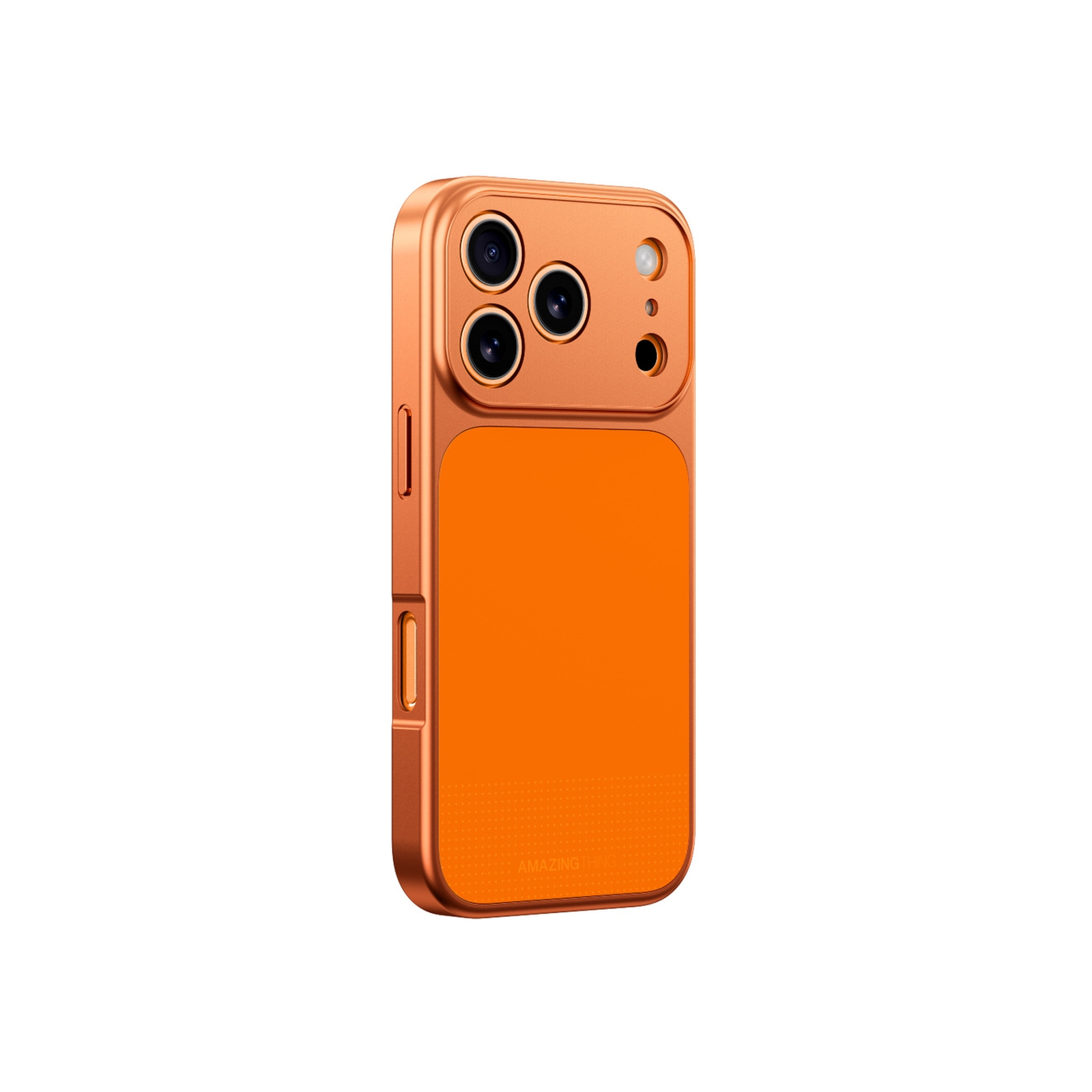 "iphone 17 Pro" Dėklas "minimal Mag Full Cover Case" - Oranžinis