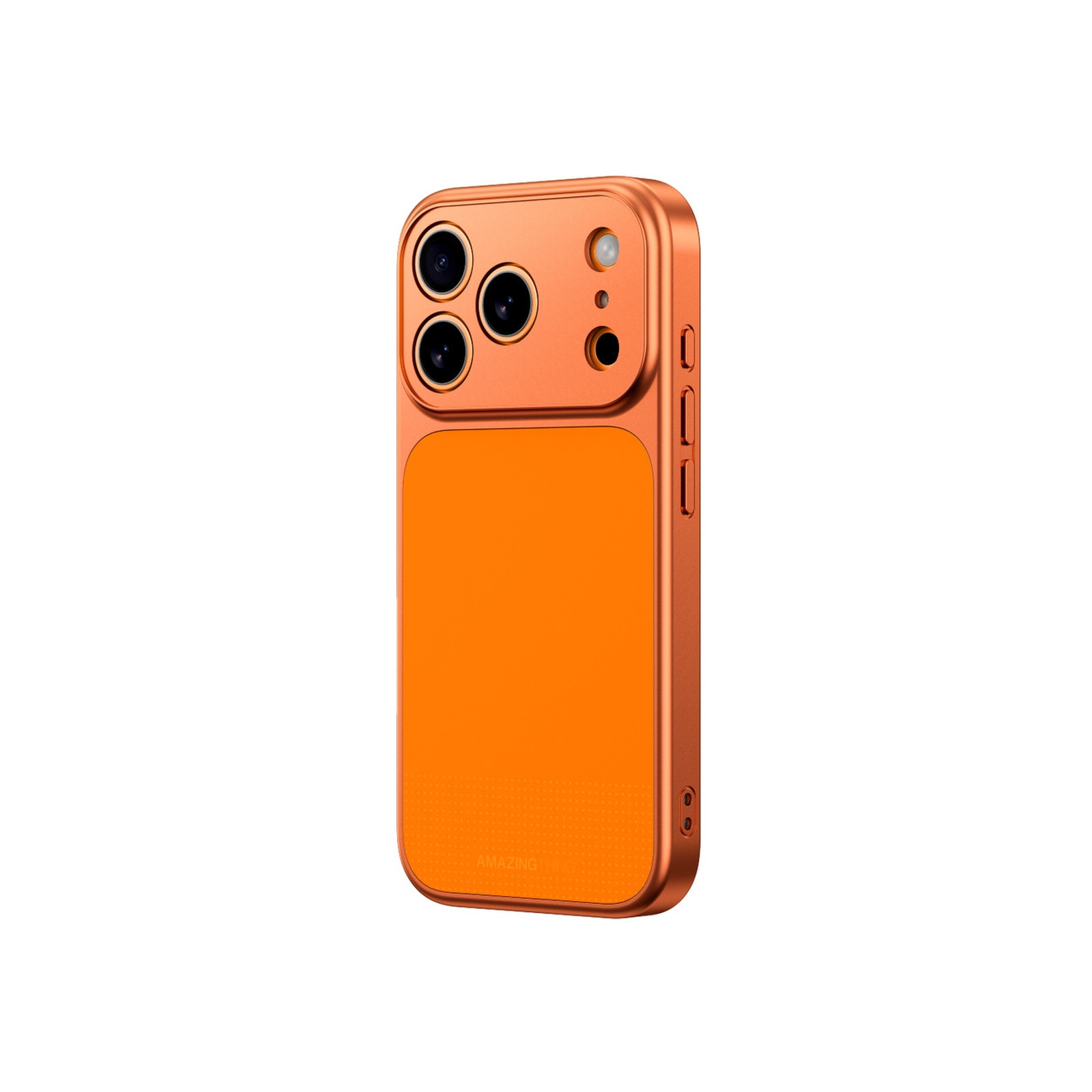 "iphone 17 Pro" Dėklas "minimal Mag Full Cover Case" - Oranžinis