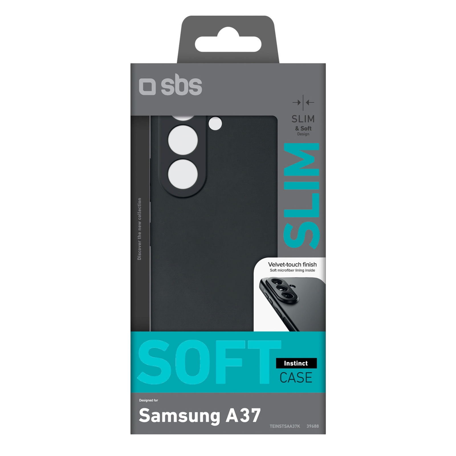 Apsauginis Dėklas "samsung Galaxy A37 Instinct" - Juodas