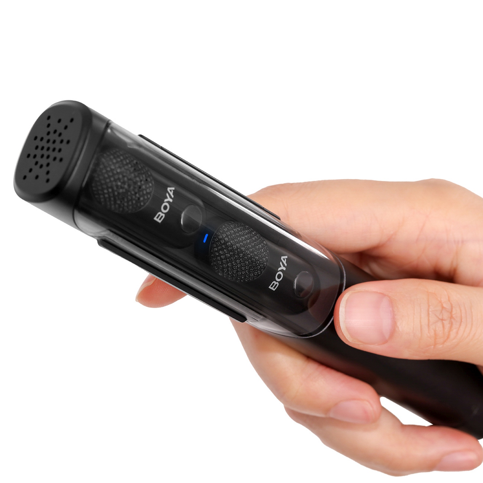 "4-in-1" 2,4 Ghz 2,4 Ghz Usb-c Belaidžio Mikrofono Rinkinys Magic-02 - Juodas