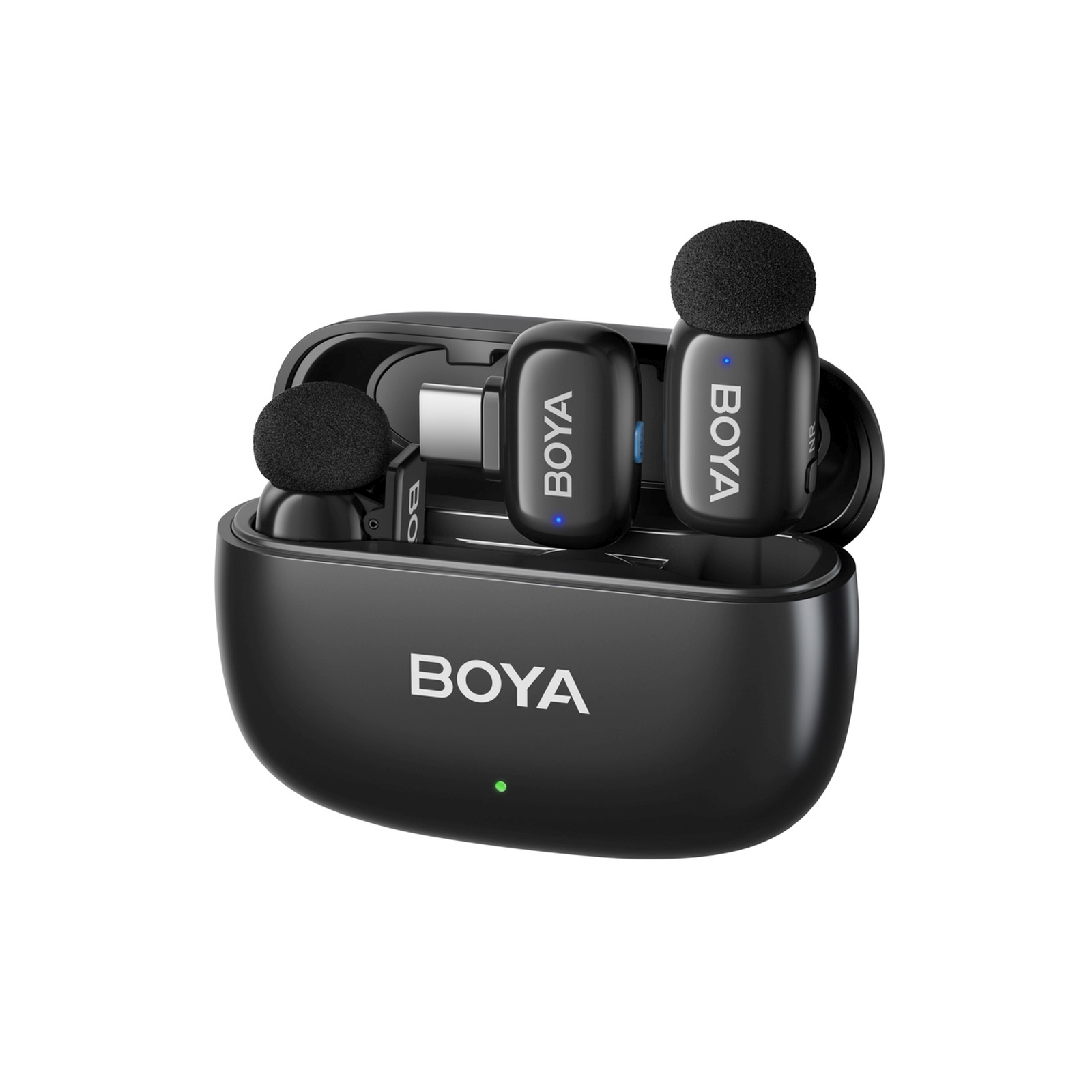 Belaidžio Mikrofono Rinkinys Su Dėklu Mini 2-01 2,4 Ghz Usb-c