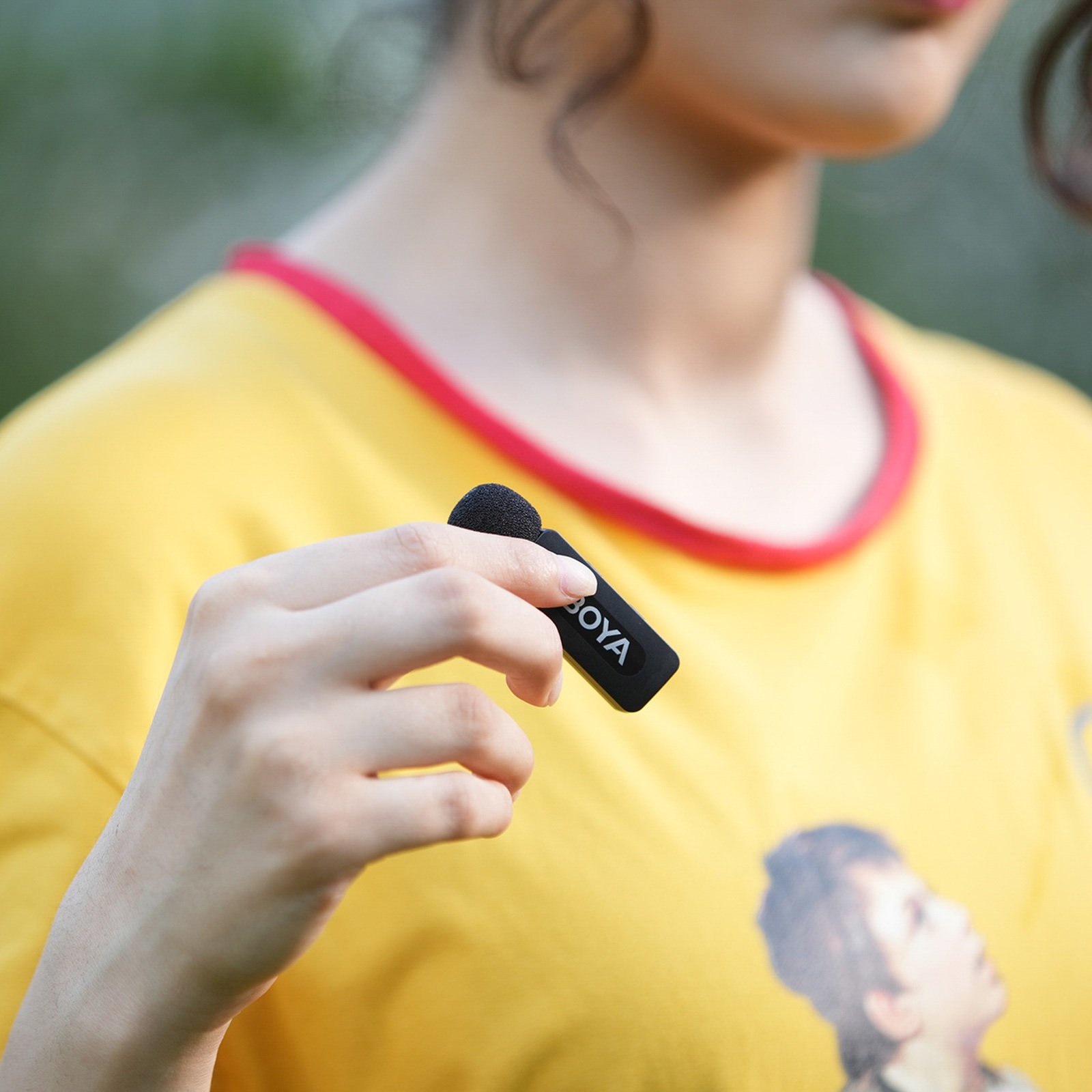 Belaidis Mikrofonas Su Spaustuku 120 Db 2,4 Ghz 2,4 Ghz Usb-c - Juodas
