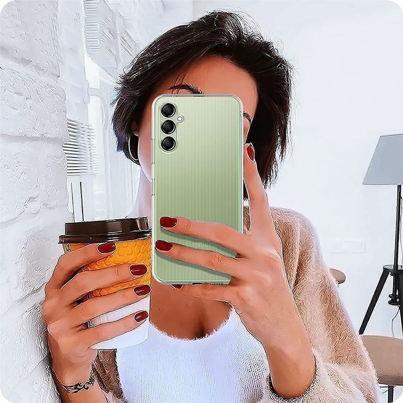 "samsung Galaxy A17 4g / 5g Flexair" Dangtelio įvorė - Skaidri