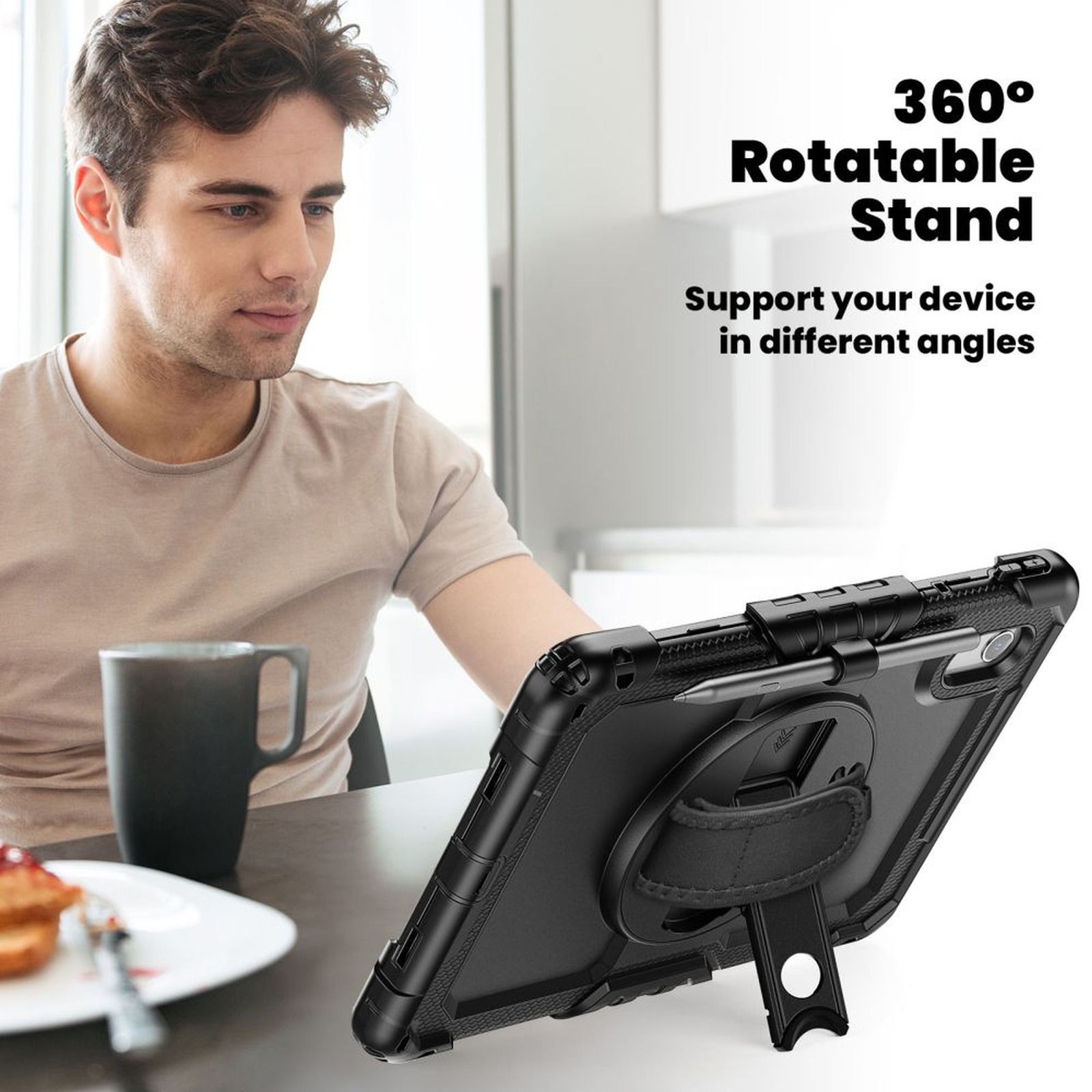 Lenovo Idea Tab 11.0 Tb-336 Solid Dėklas - Juodas