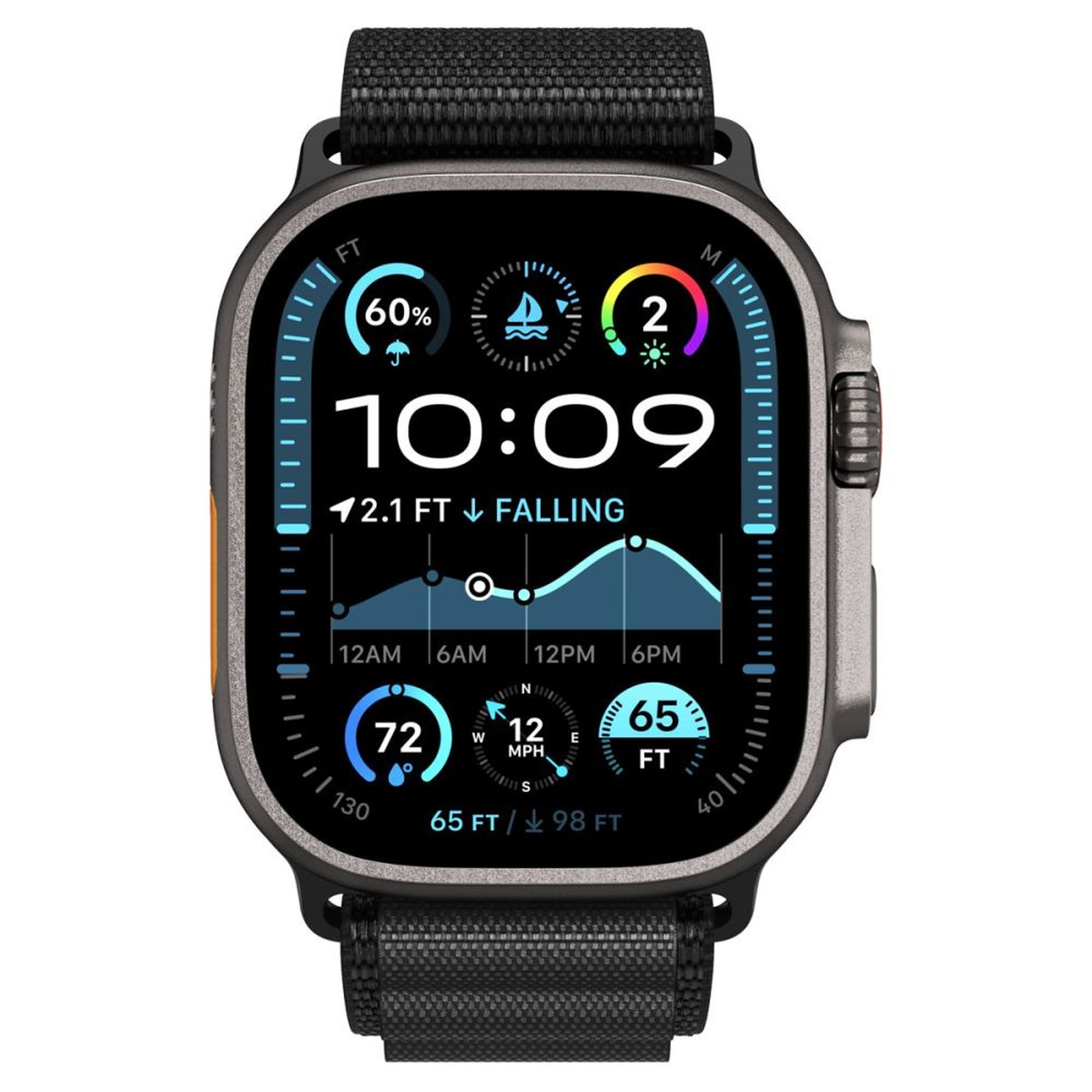 Dirželis "apple Watch" 44 / 45 / 46 / 49 Mm - Juodas