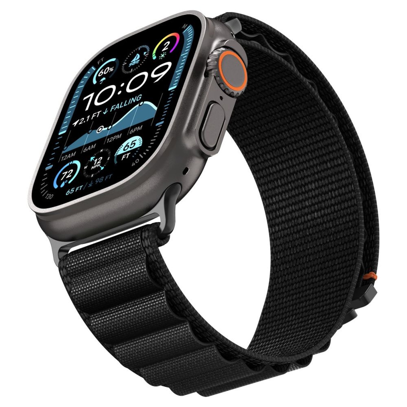 Dirželis "apple Watch" 44 / 45 / 46 / 49 Mm - Juodas