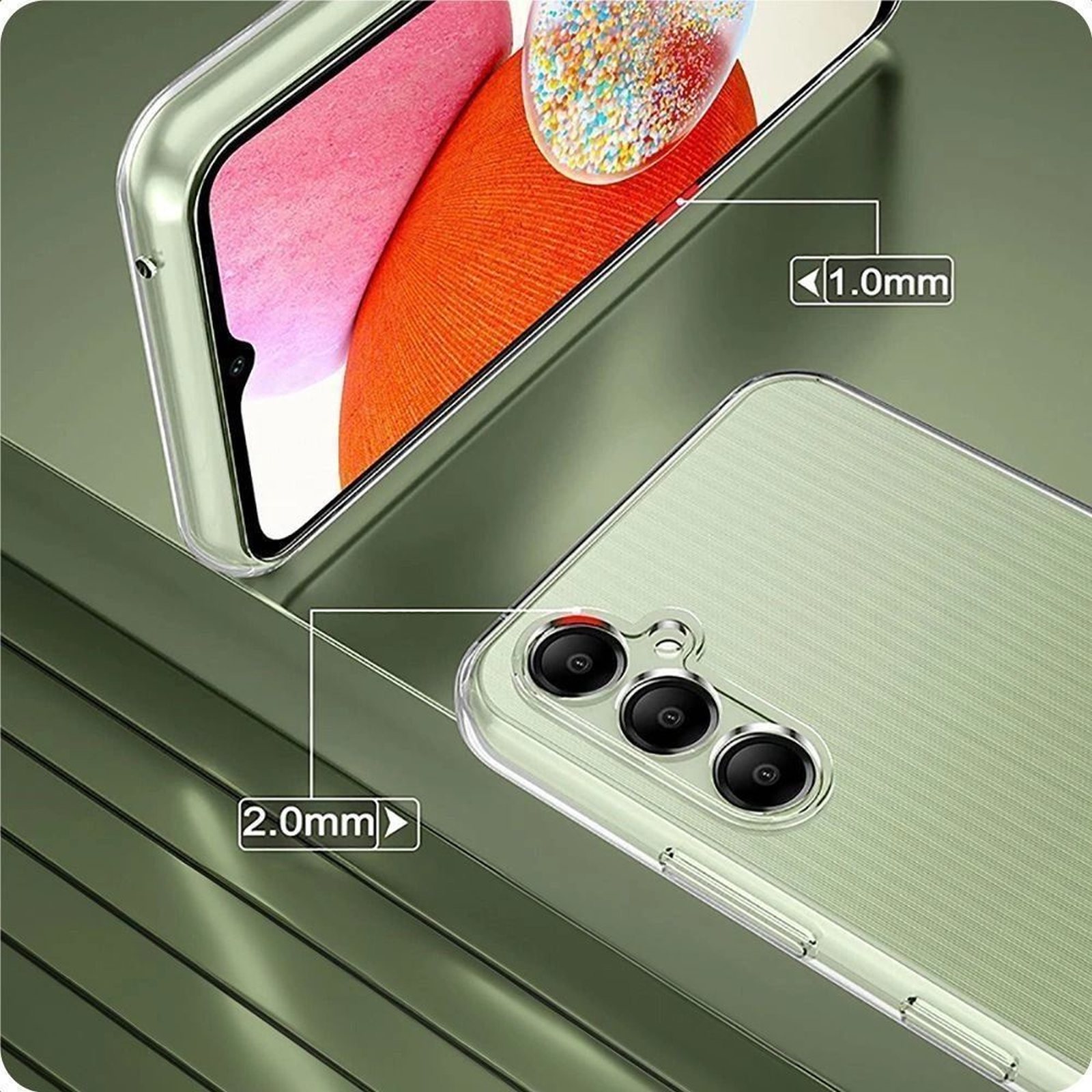 "samsung Galaxy S26 Flexair" Dangtelio įvorė - Skaidri